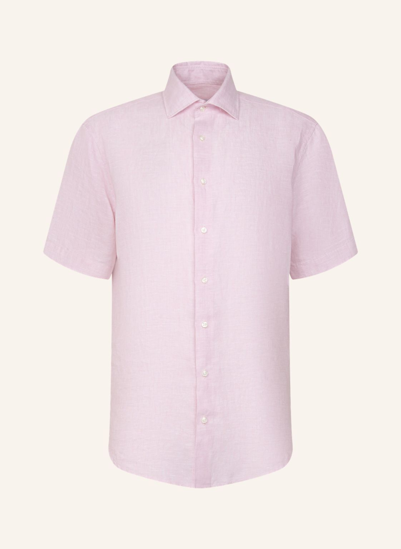 seidensticker Regular-Fit Linen Shirt: PINK