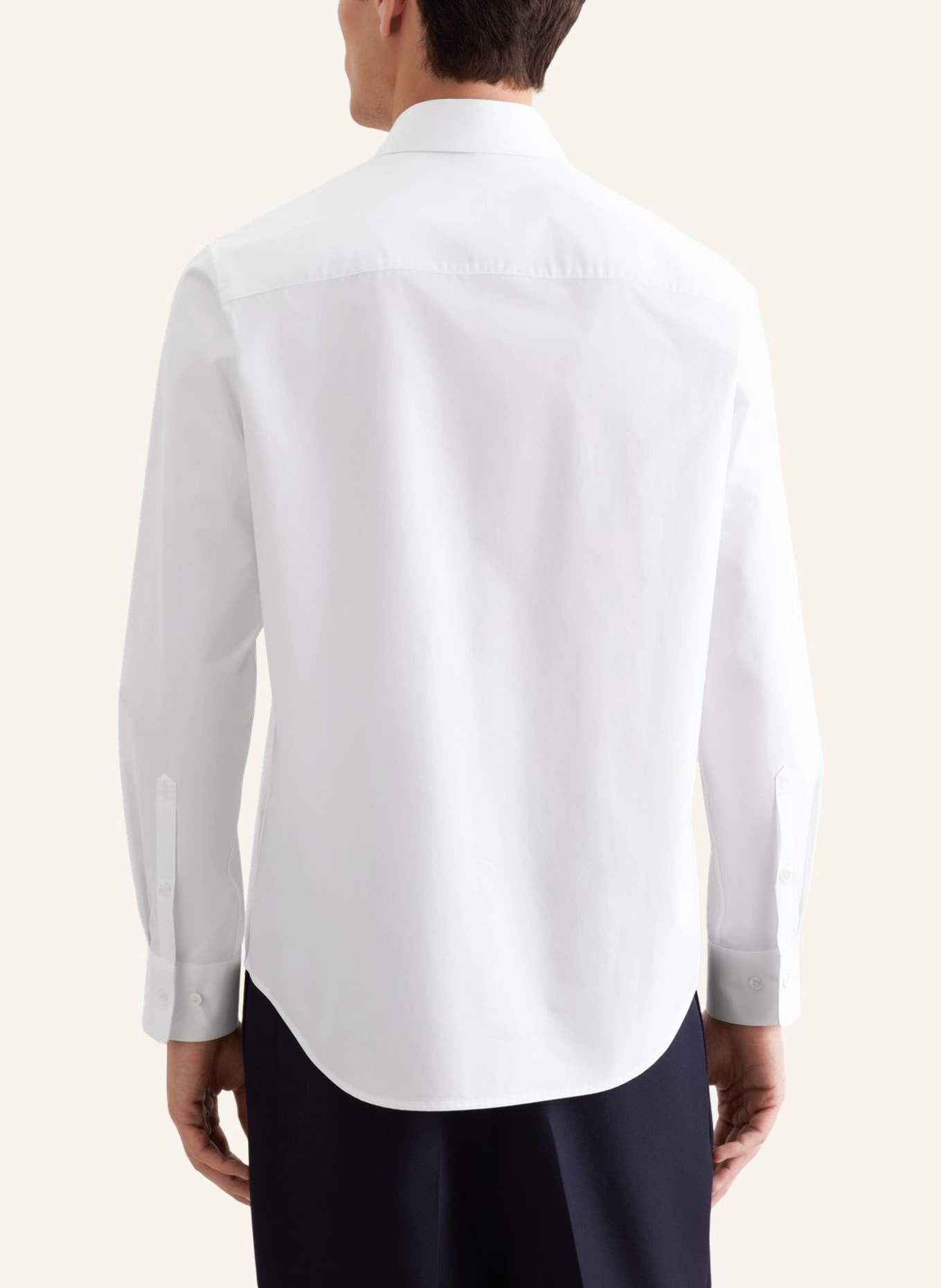 seidensticker Straight-Fit Business Shirt: WHITE
