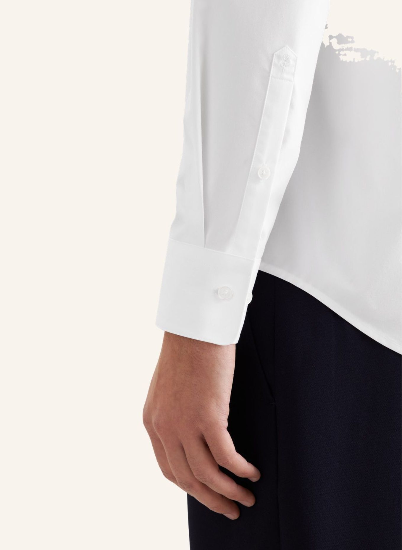 seidensticker Straight-Fit Business Shirt: WHITE