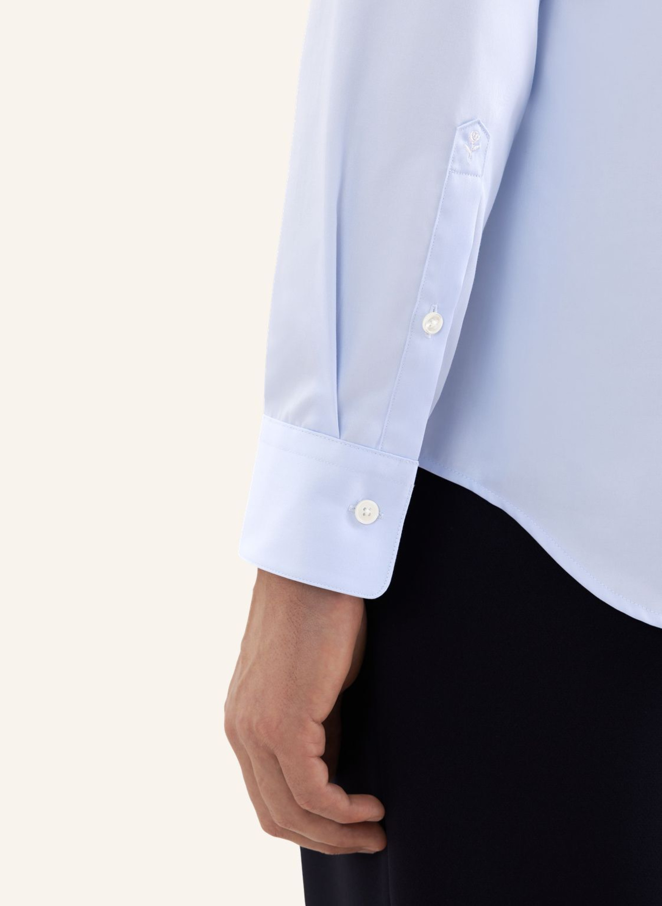 seidensticker Straight-Fit Business Shirt: LIGHT BLUE