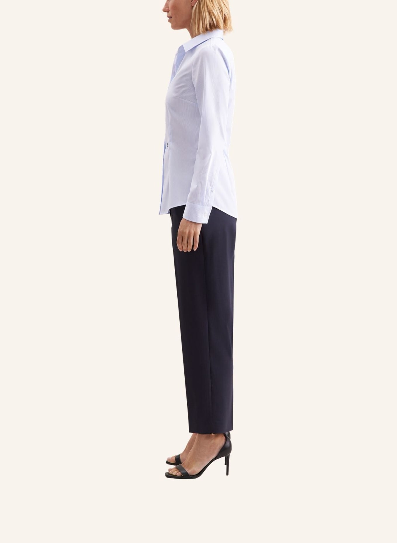 seidensticker overhemdblouse: LICHTBLAUW