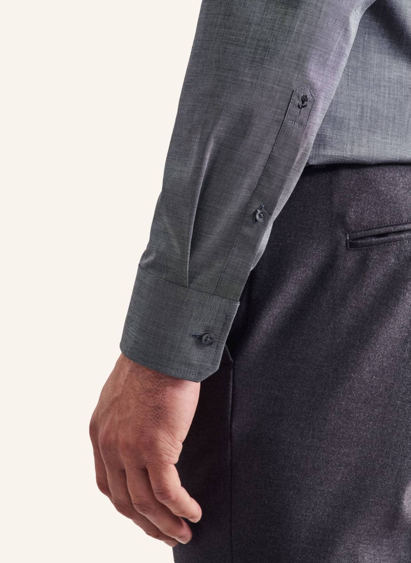 seidensticker Zakelijk overhemd, slim fit: ZWART