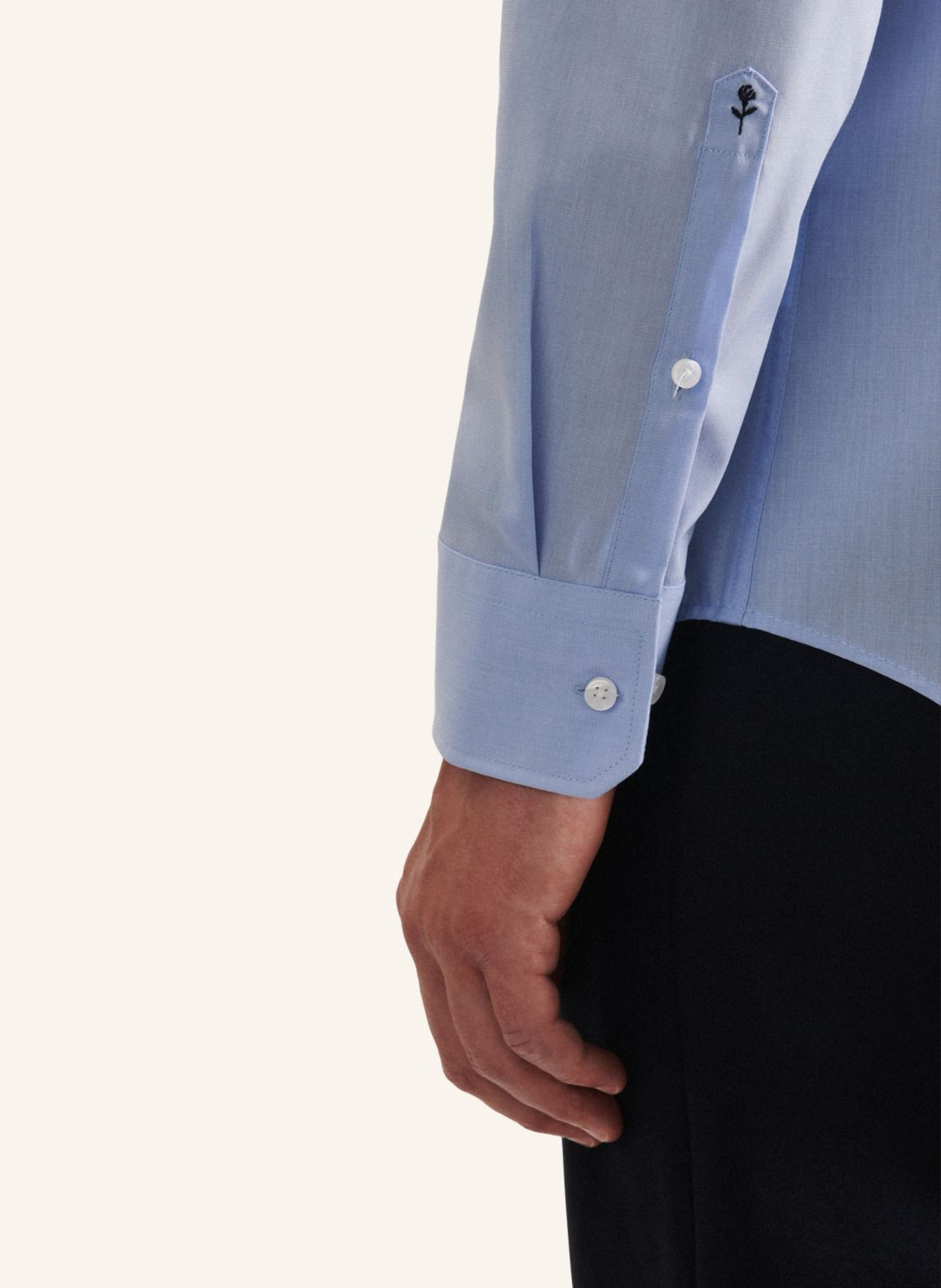 seidensticker Slim-Fit Business Shirt: LIGHT BLUE