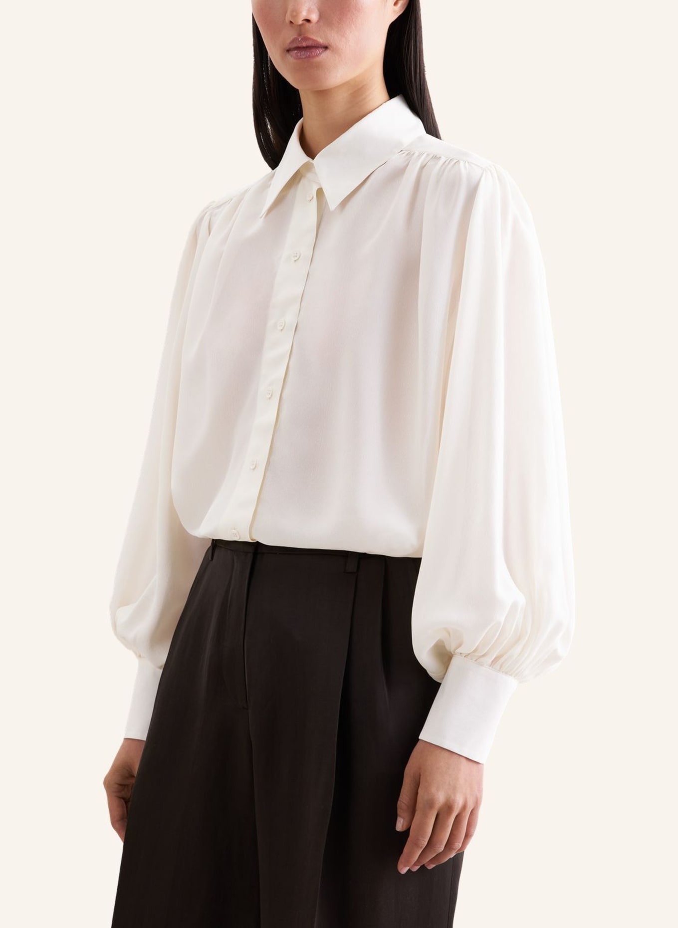 seidensticker Ausgestellte Bluse: WEISS