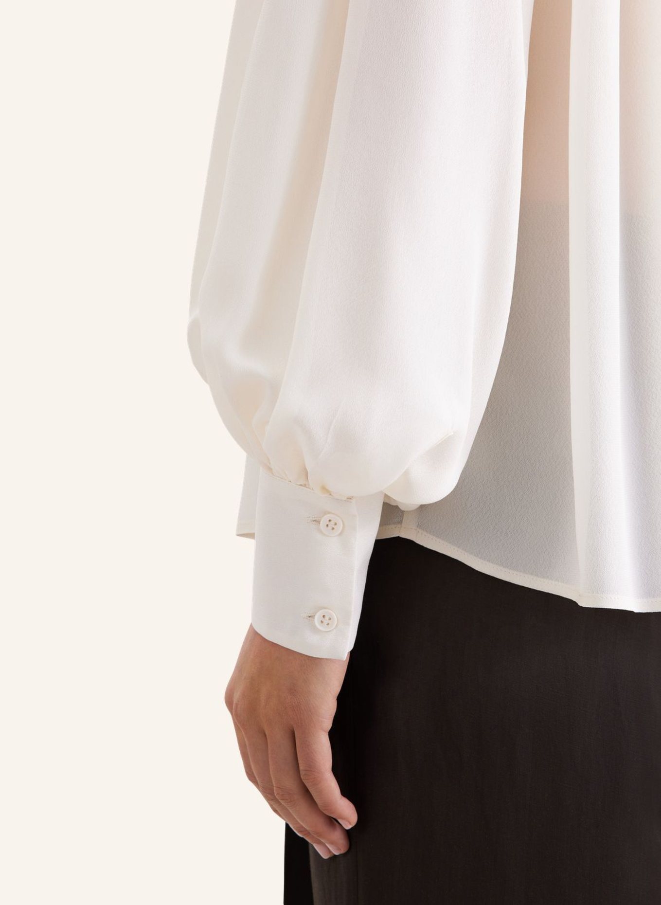 seidensticker Ausgestellte Bluse: WEISS