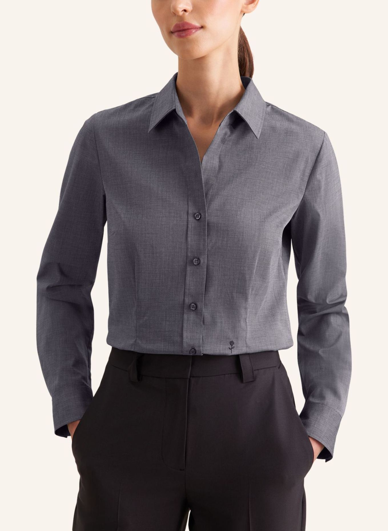 seidensticker Hemdbluse: GRAU