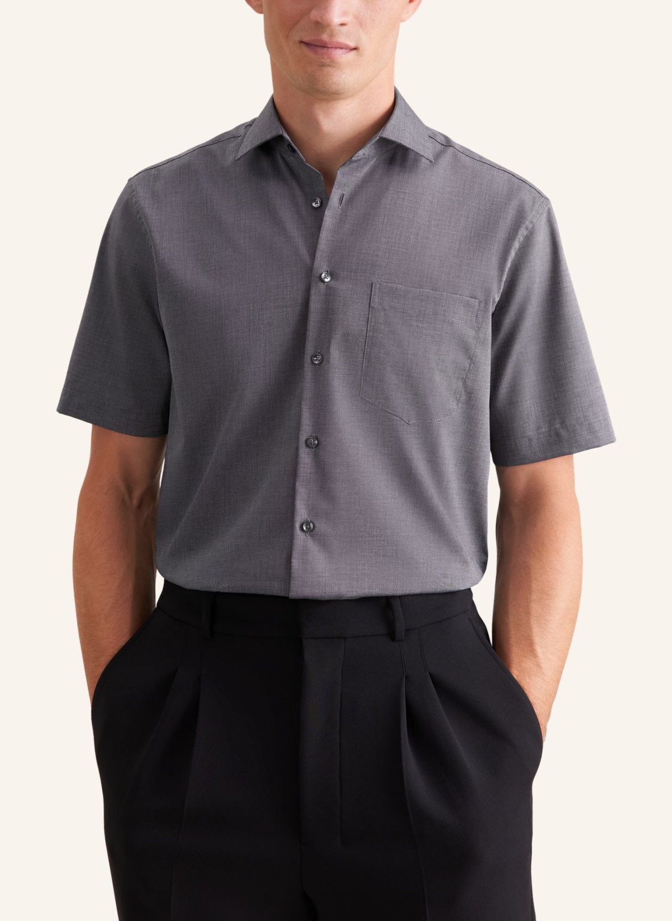 seidensticker Business Shirt, Regular Fit: GRAY