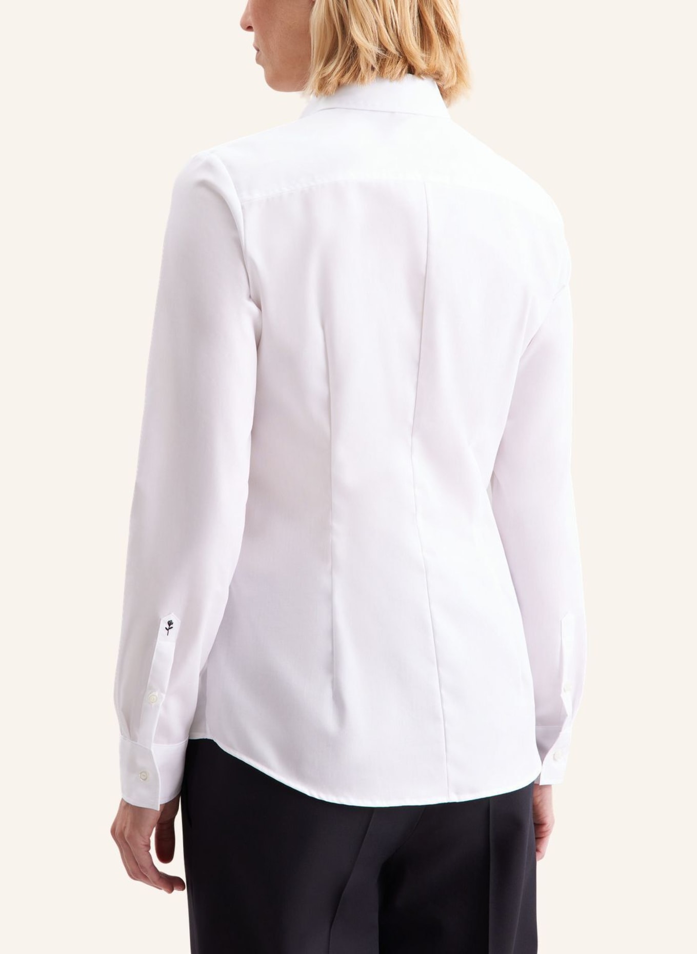 seidensticker , Hemdbluse, Klassische Bluse: WEISS