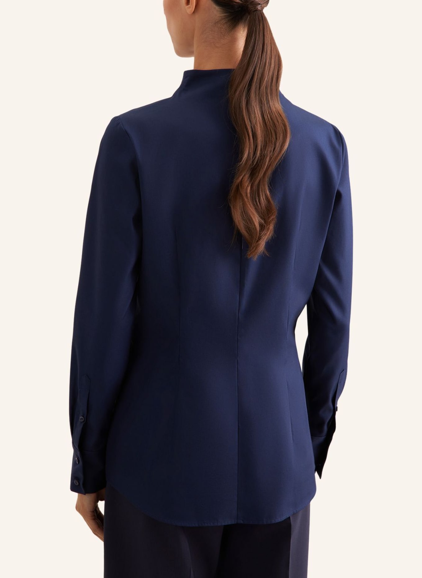 seidensticker Bluse: DUNKELBLAU