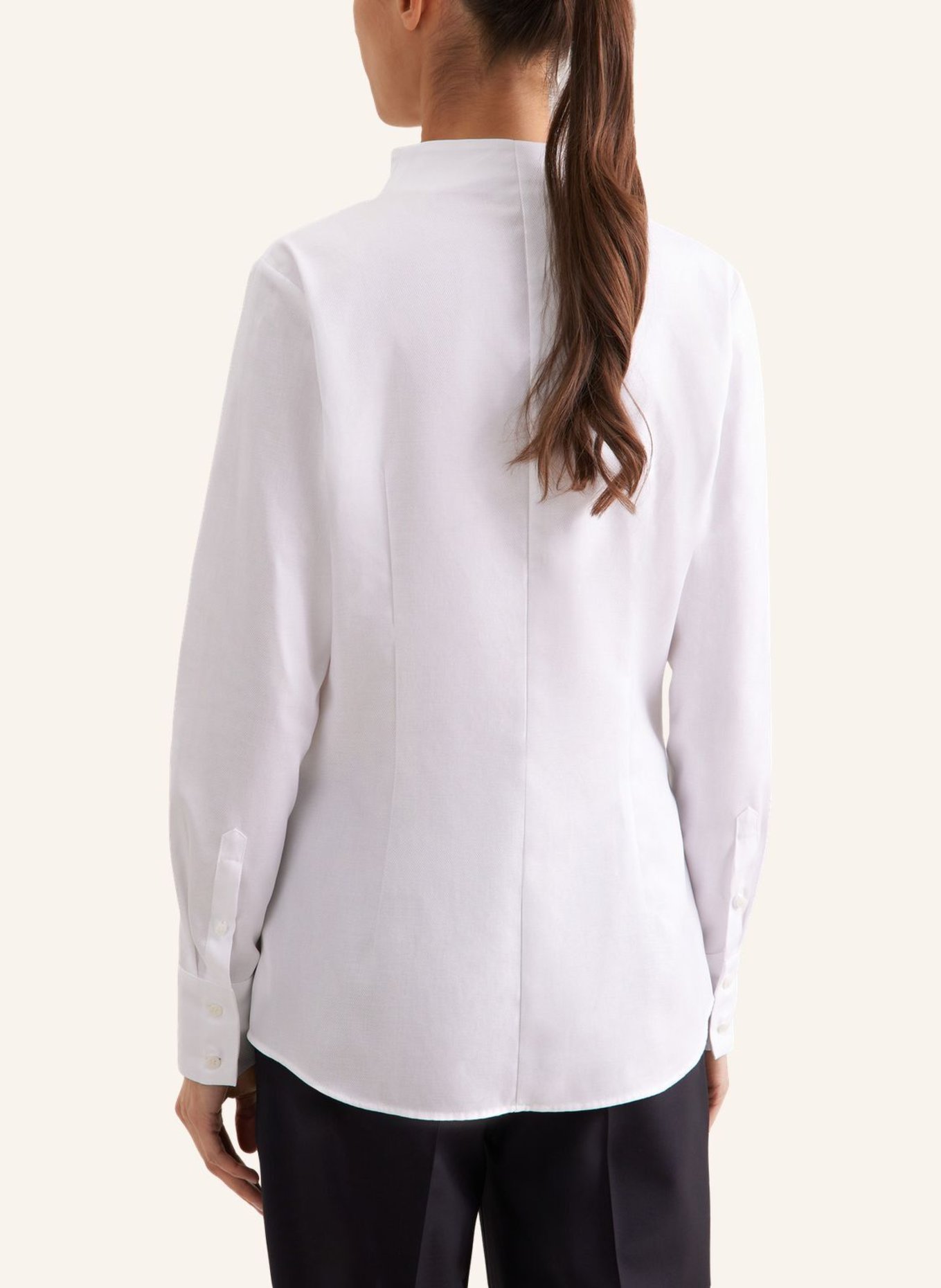 seidensticker Kelchkragenbluse: WEISS