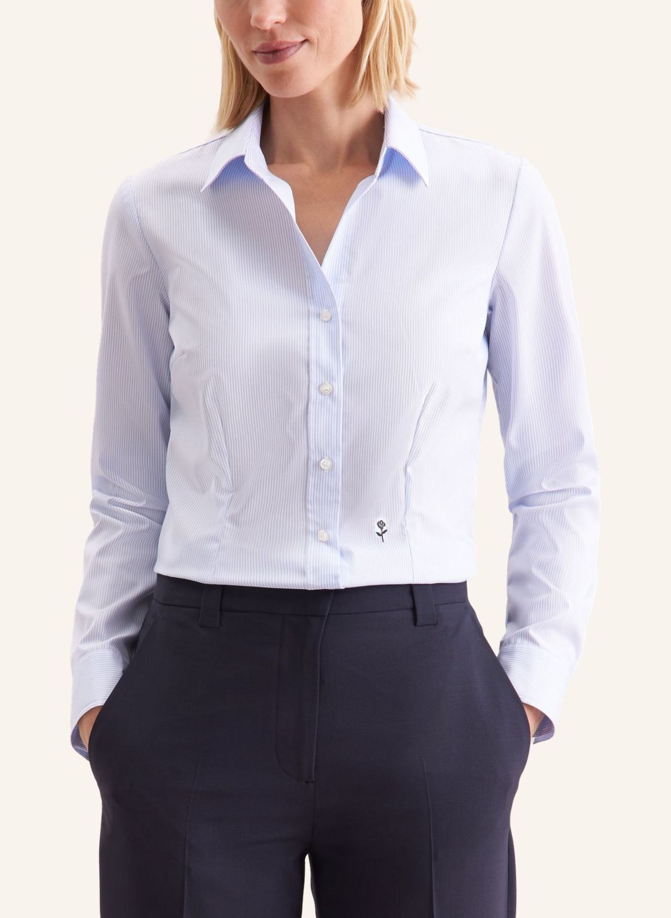 seidensticker overhemdblouse: LICHTBLAUW