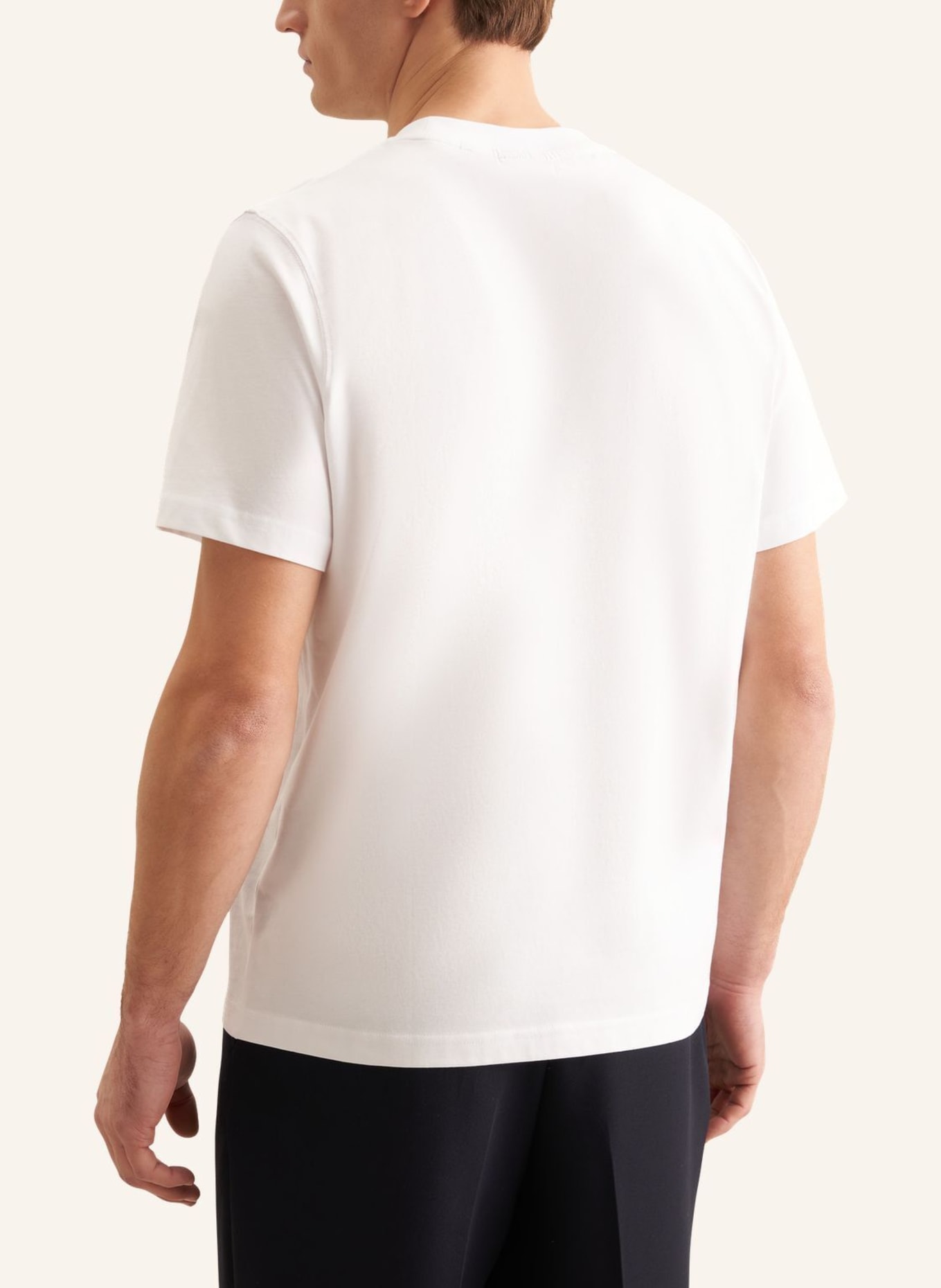 seidensticker T-shirt met normale pasvorm: WIT