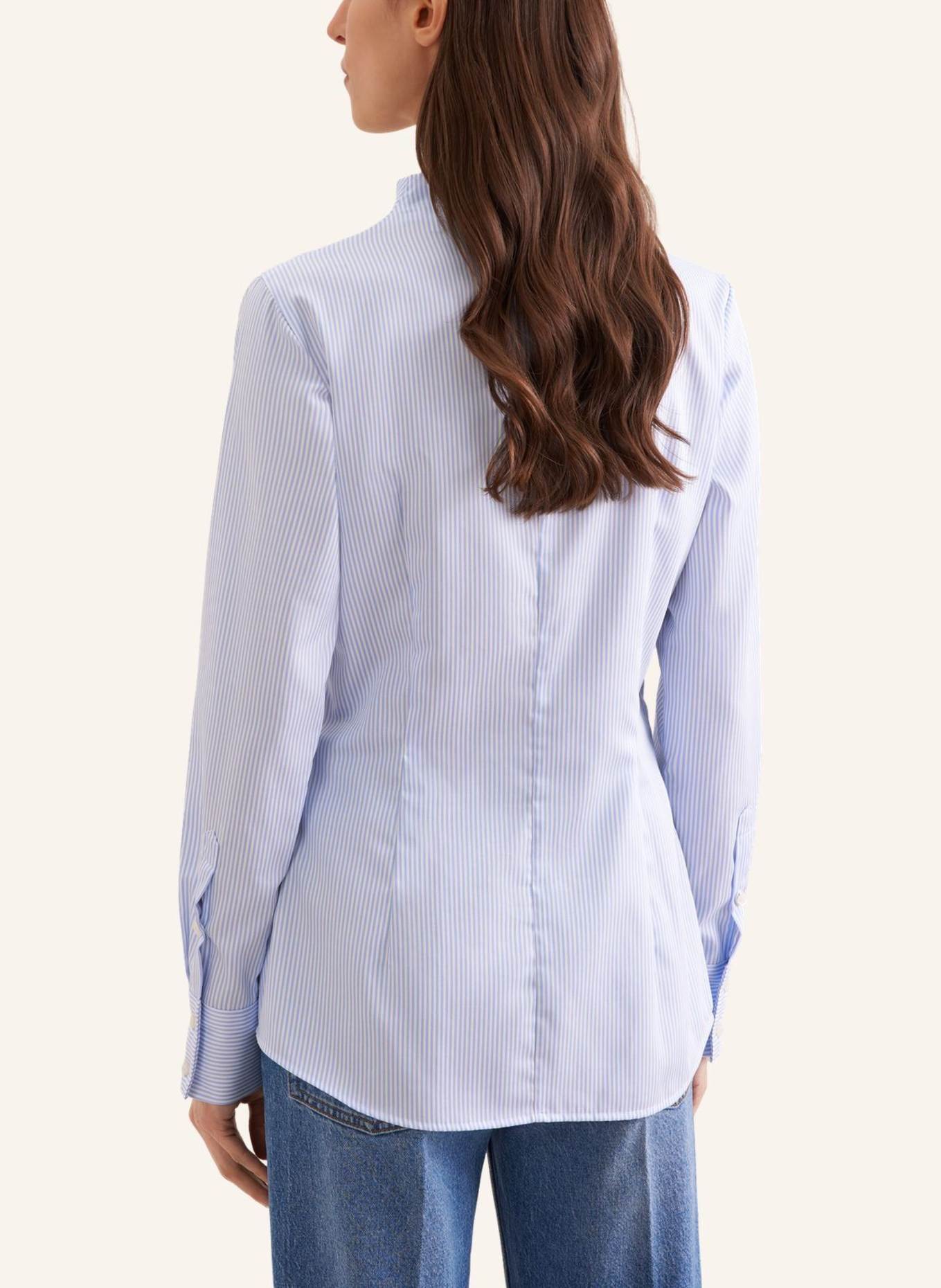 seidensticker Blouse met kraag: LICHTBLAUW