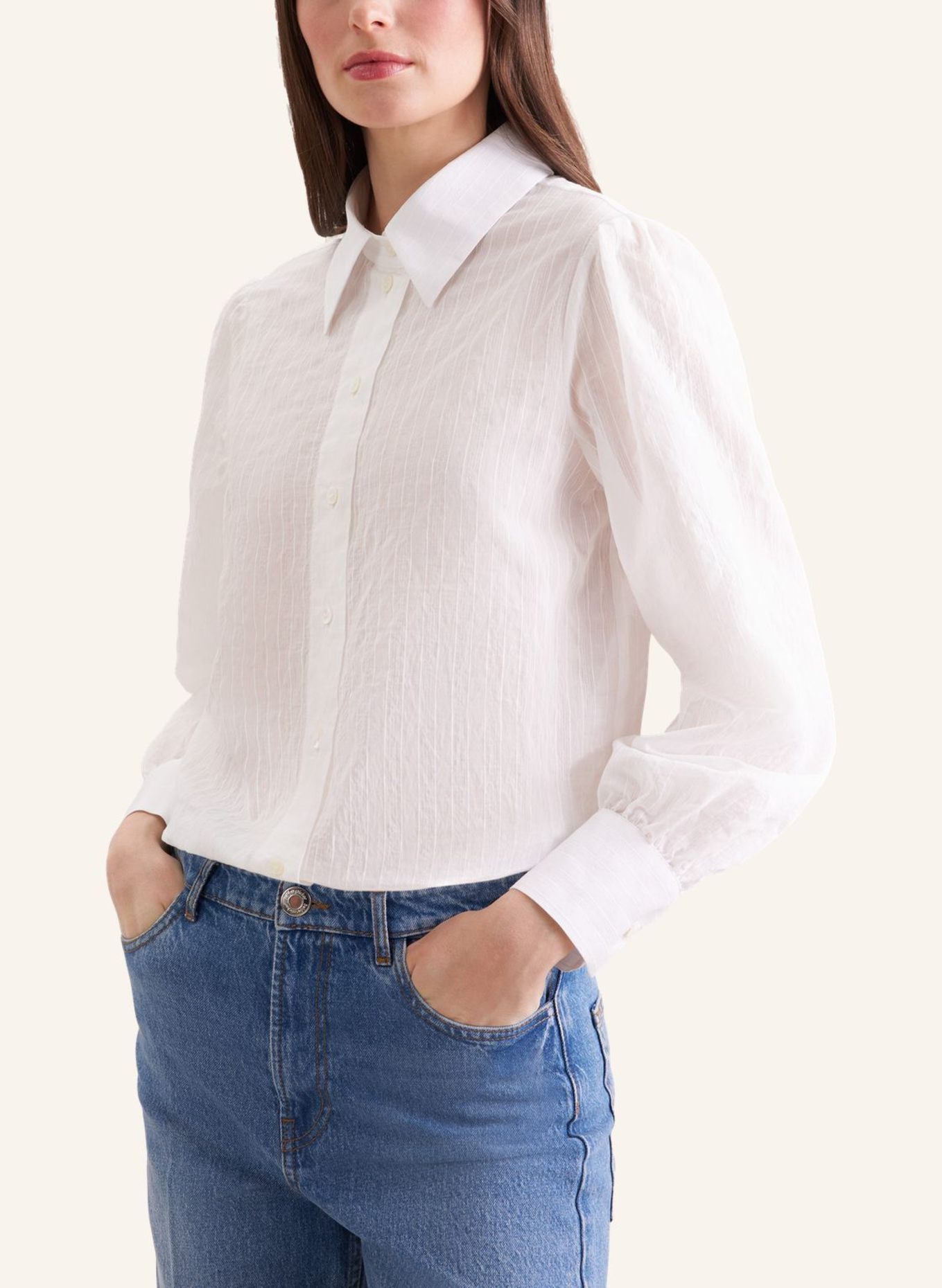 seidensticker overhemdblouse: WIT