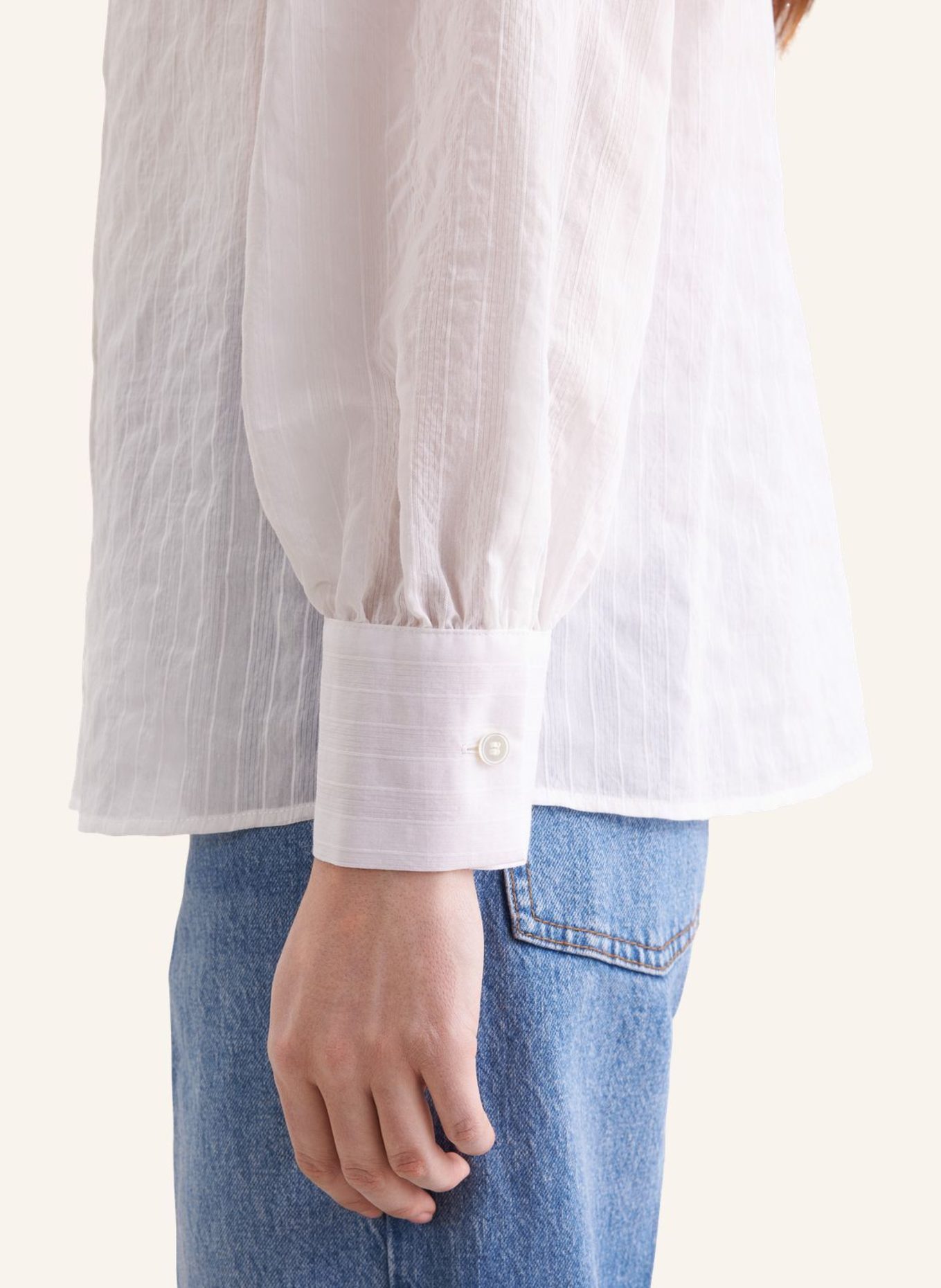 seidensticker overhemdblouse: WIT