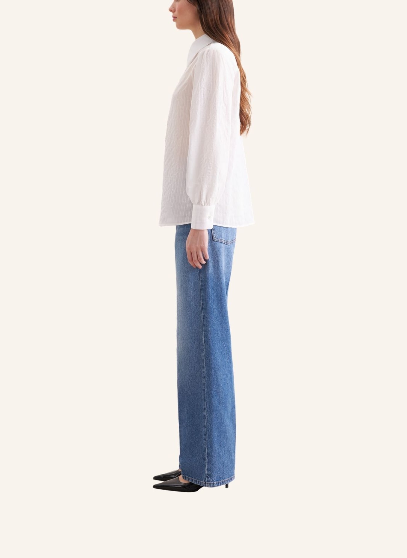 seidensticker overhemdblouse: WIT