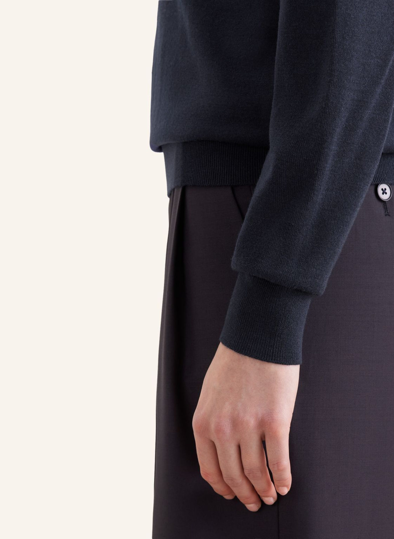 seidensticker Sweater: DUNKELBLAU