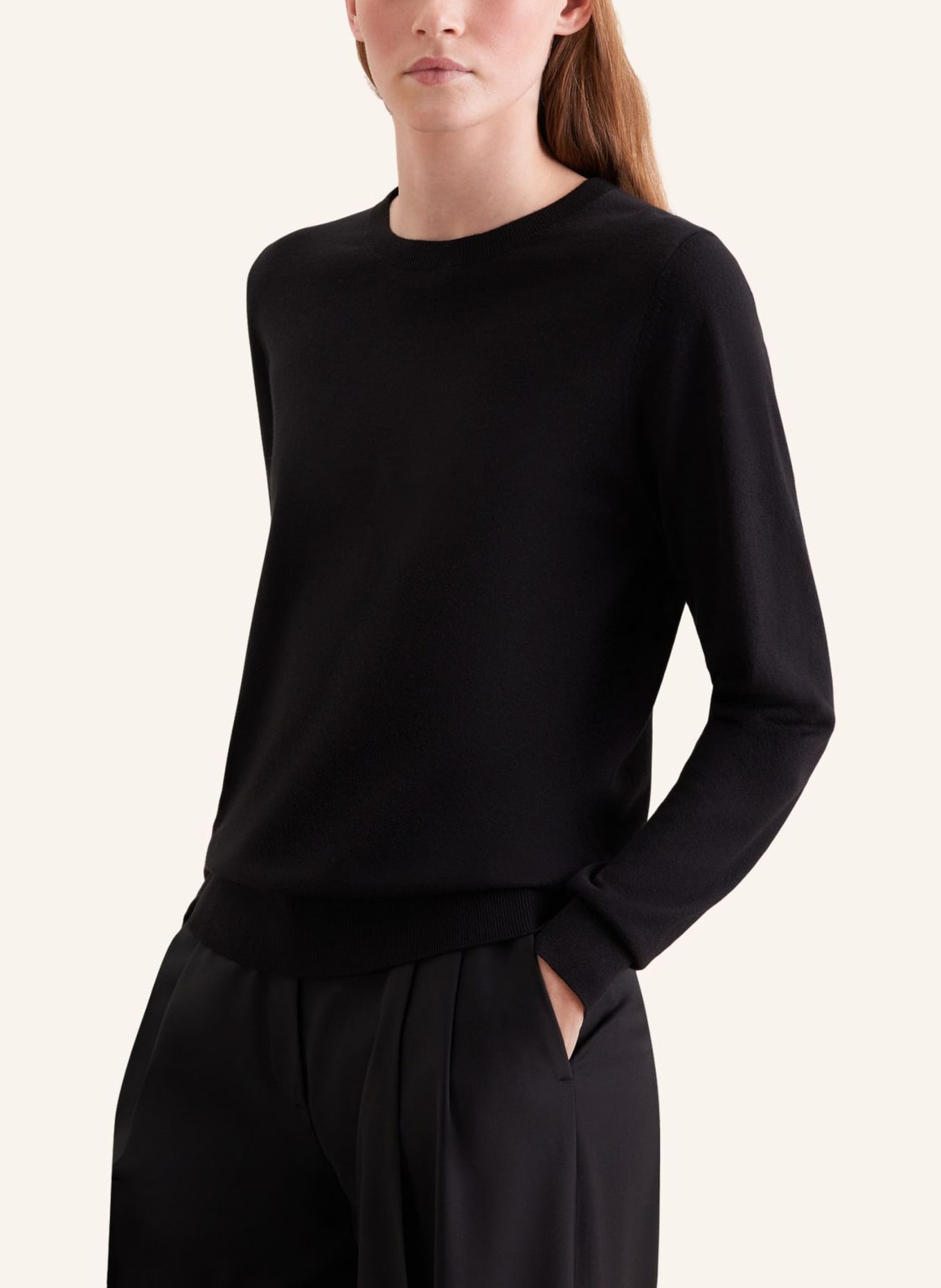seidensticker Sweater: SCHWARZ