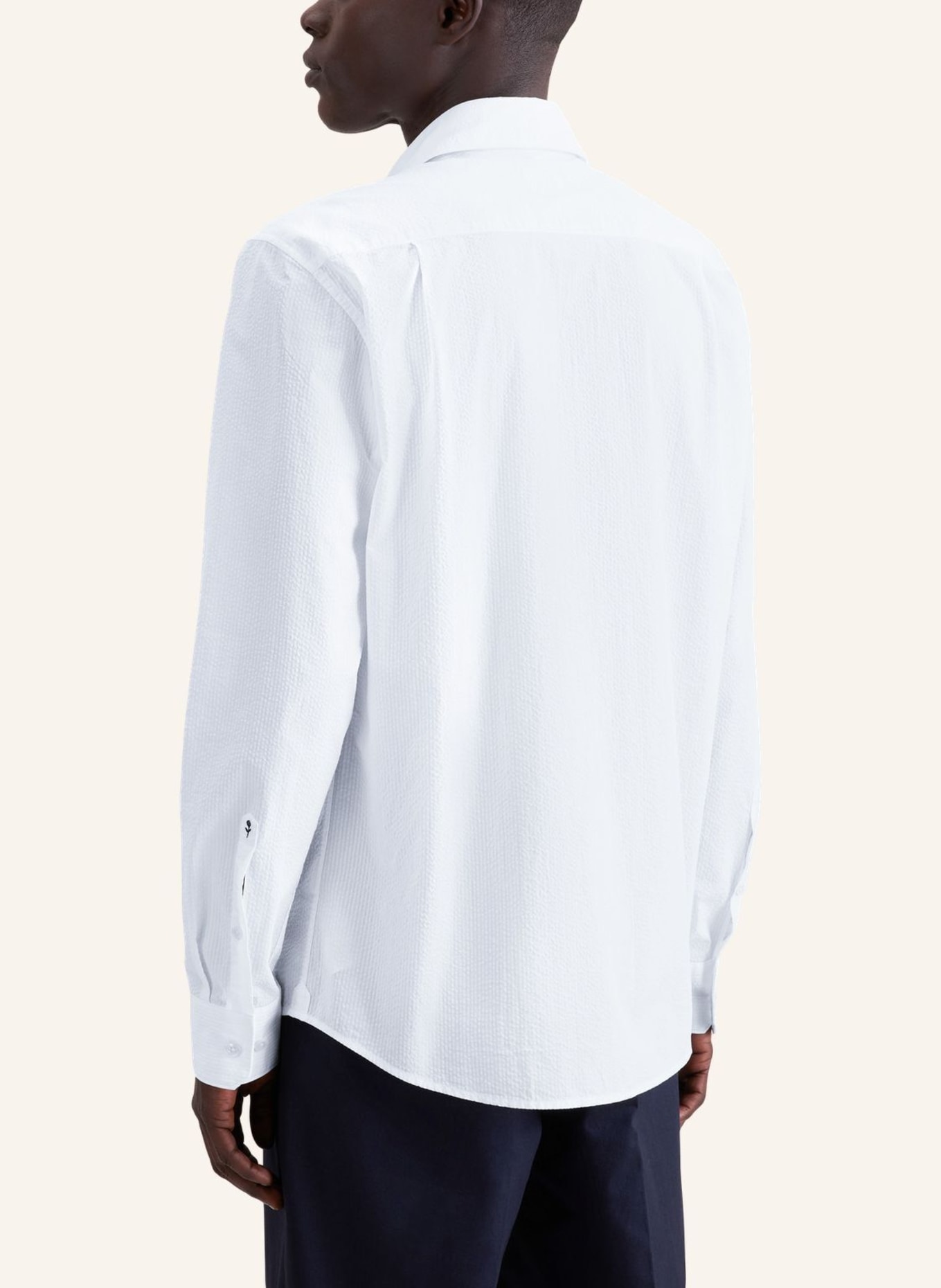seidensticker Casual Shirt, Regular Fit: WHITE