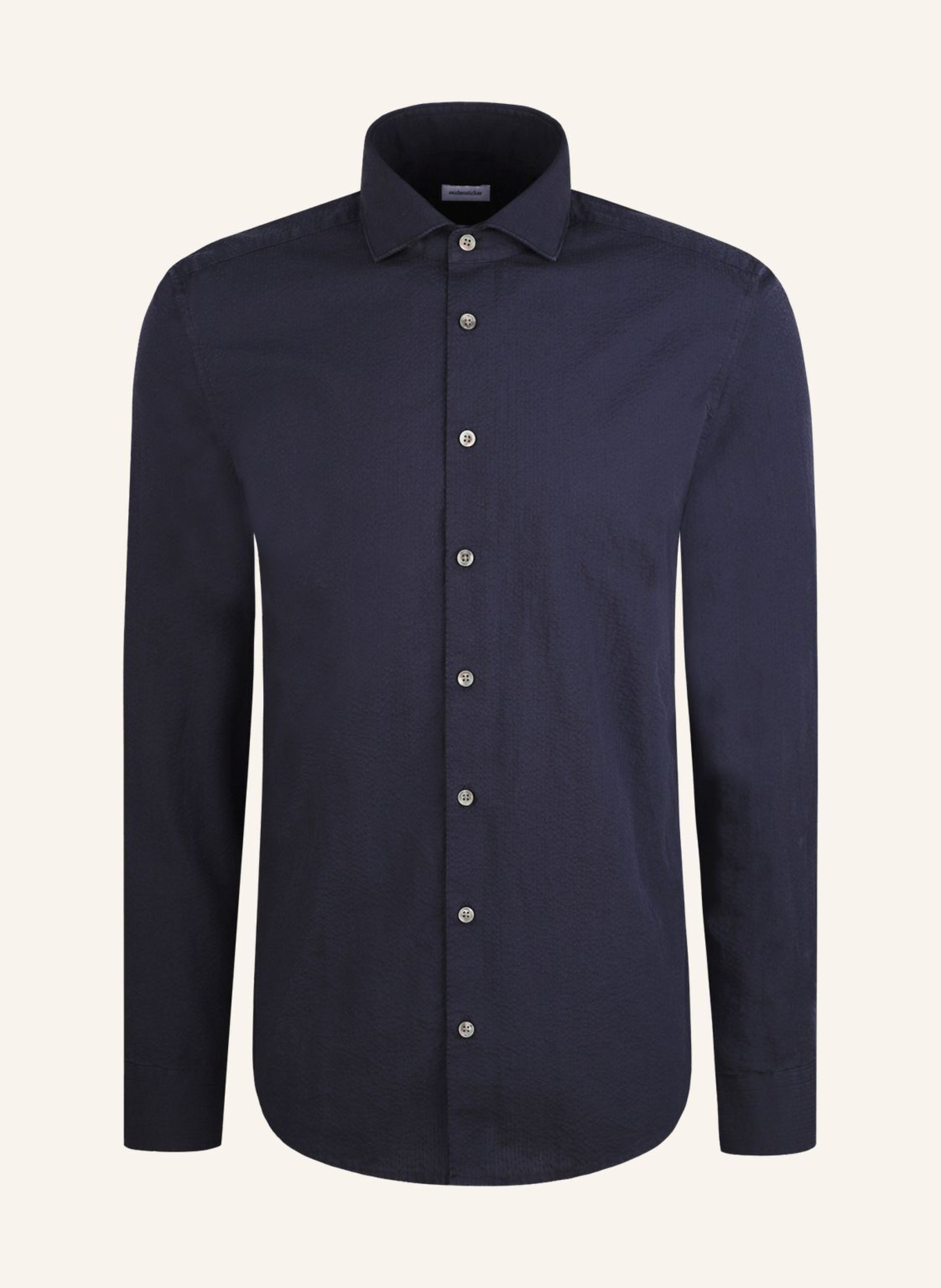 seidensticker Casual overhemd met normale pasvorm: DONKERBLAUW