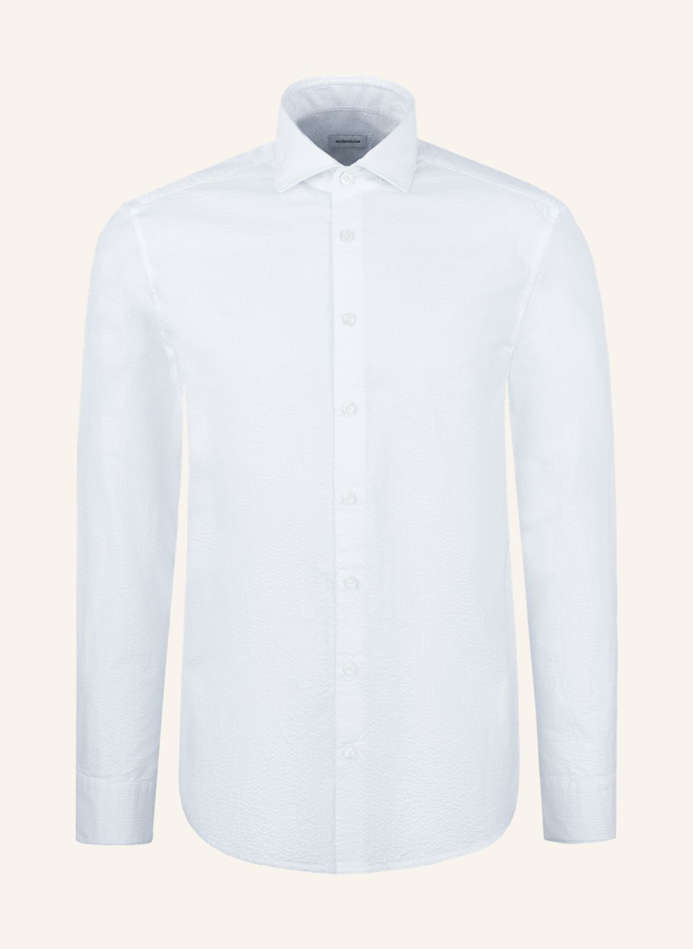 seidensticker Casual Shirt, Regular Fit: WHITE