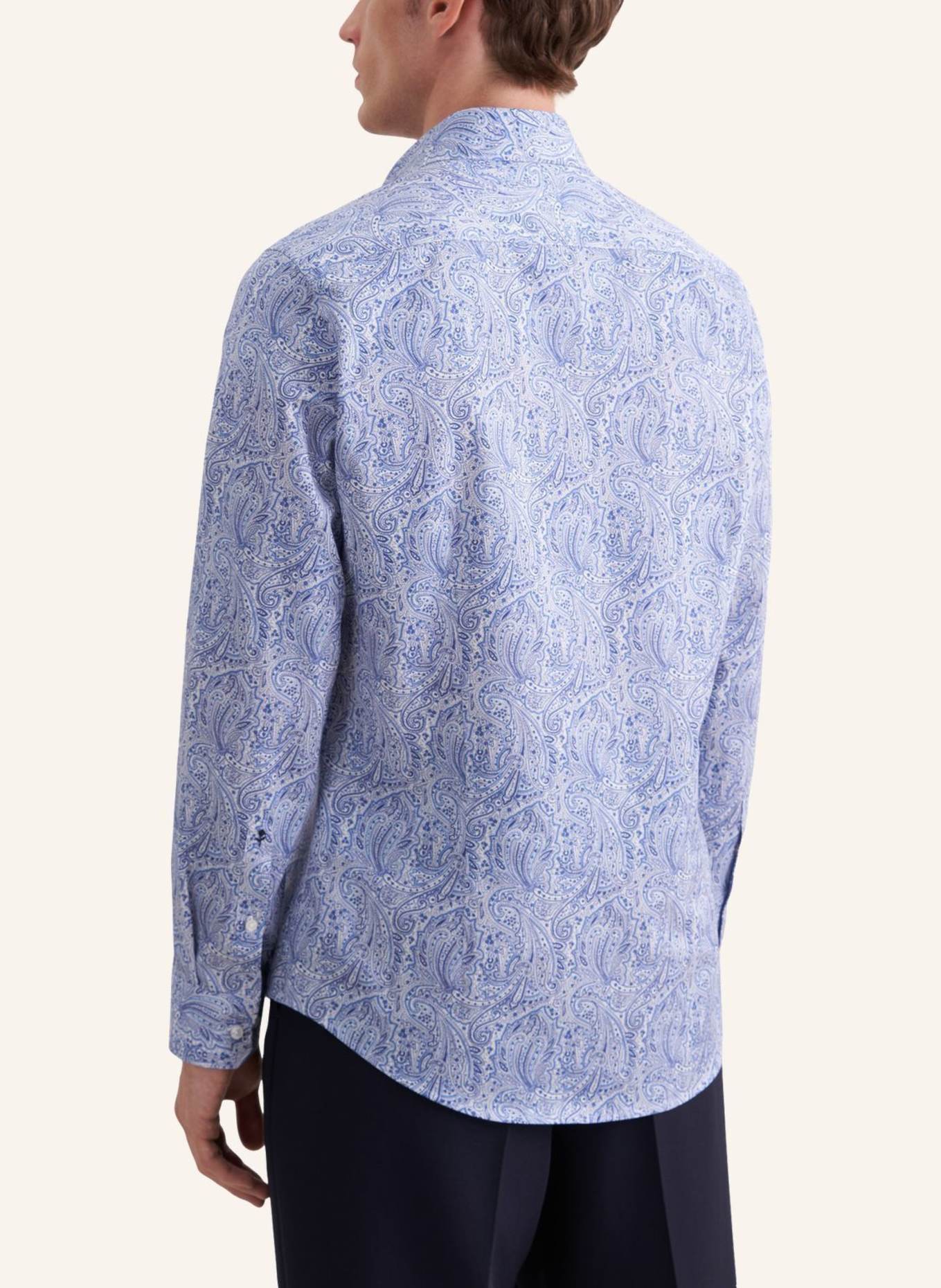 seidensticker Zakelijk overhemd, slim fit: DONKERBLAUW