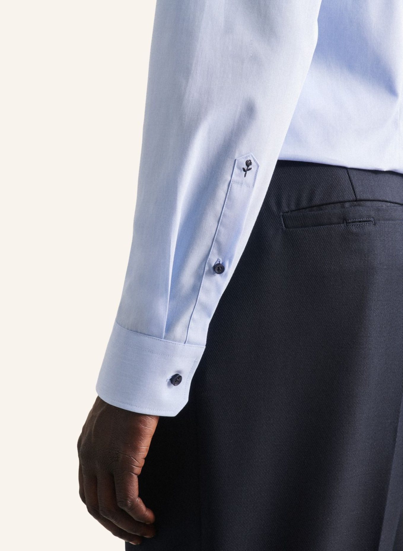 seidensticker Zakelijk overhemd, slim fit: LICHTBLAUW