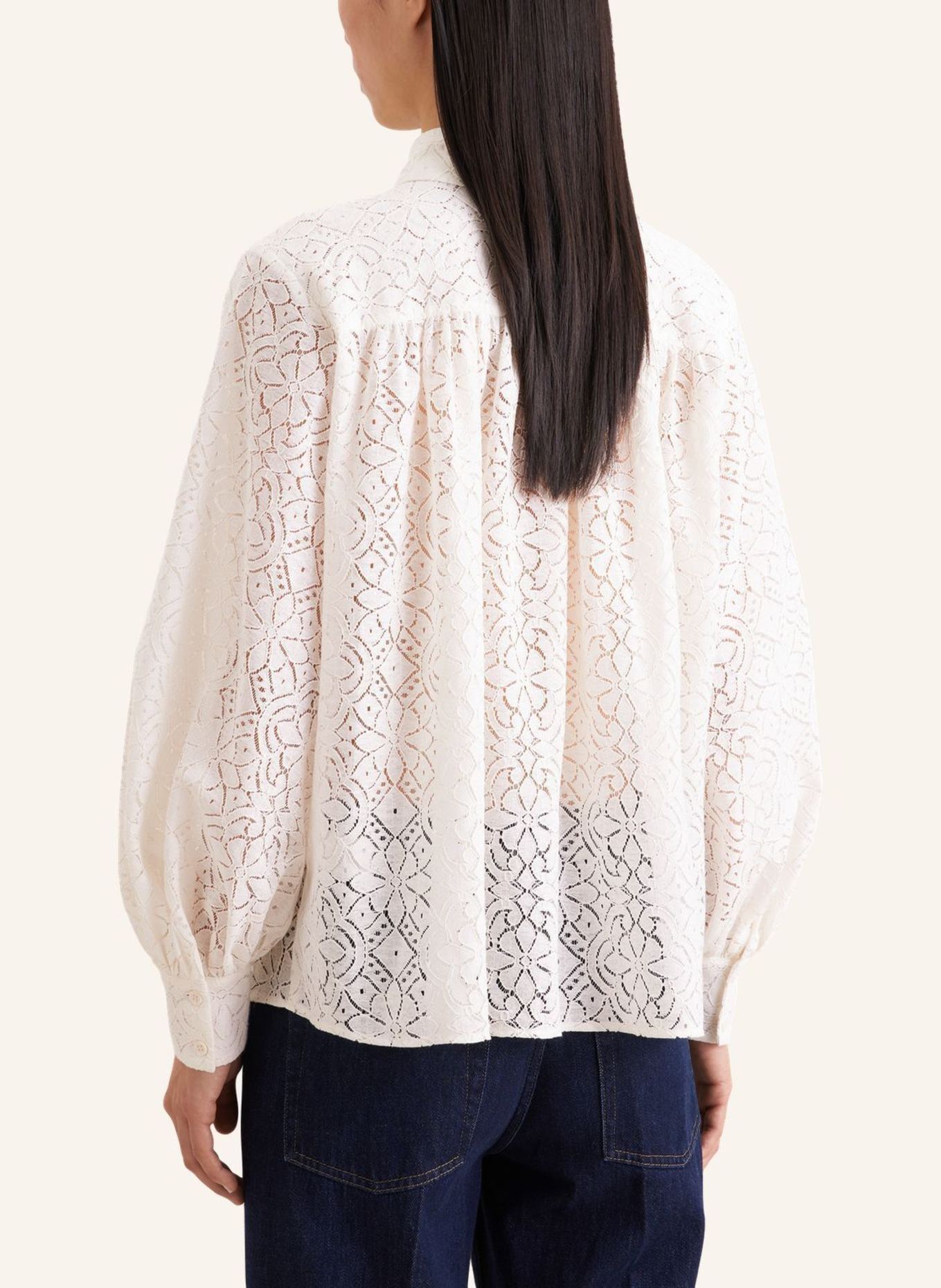 seidensticker overhemdblouse: WIT