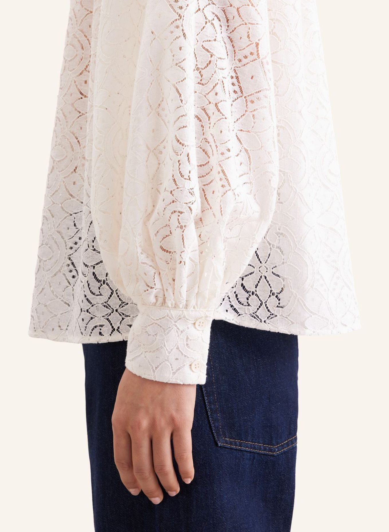 seidensticker overhemdblouse: WIT