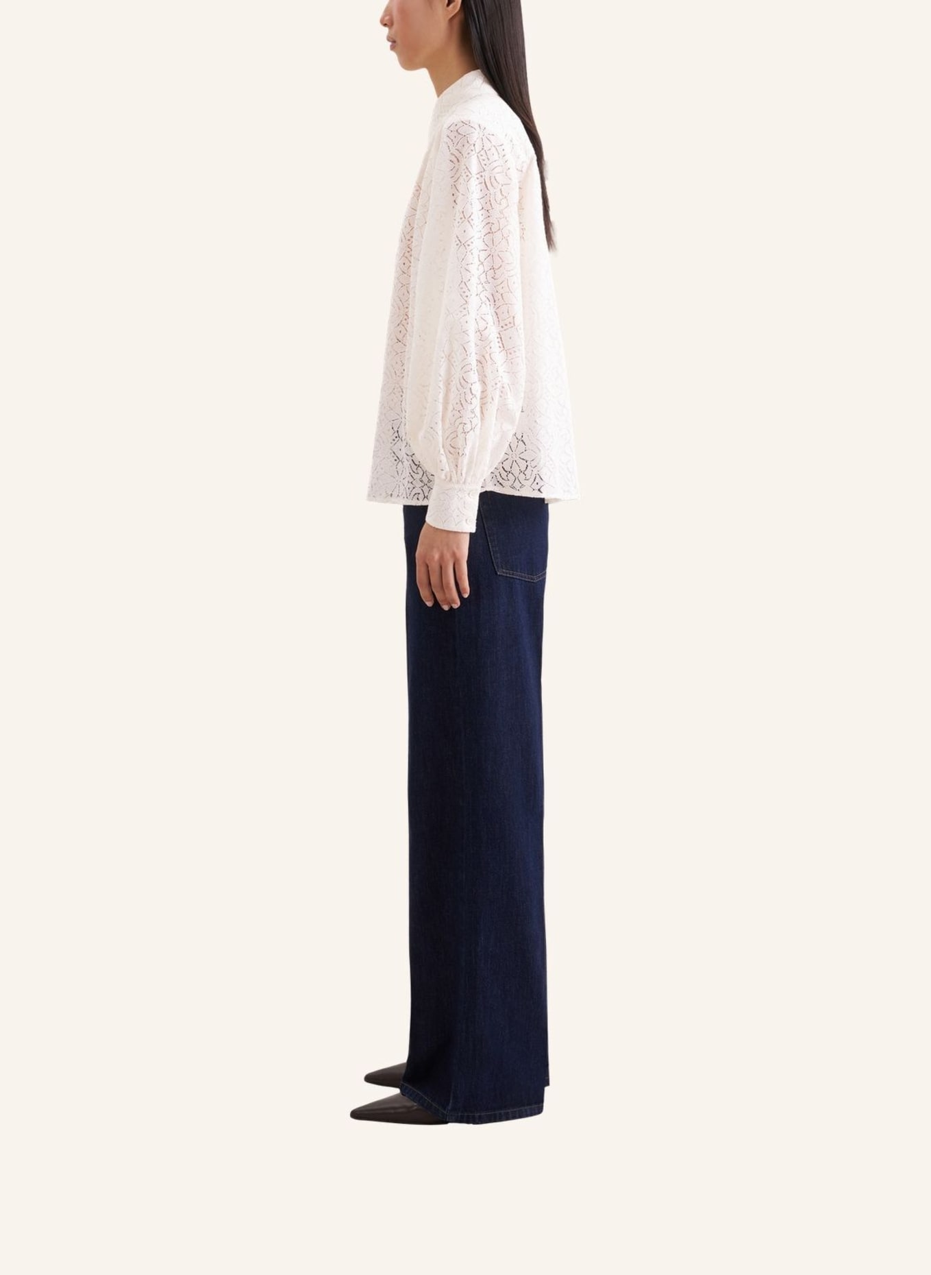 seidensticker overhemdblouse: WIT