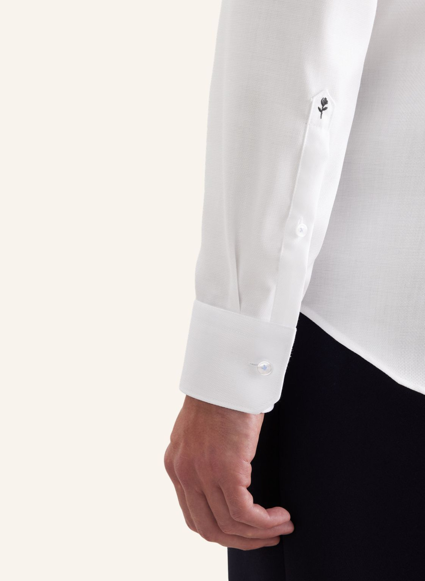 seidensticker Slim-Fit Business Shirt: WHITE