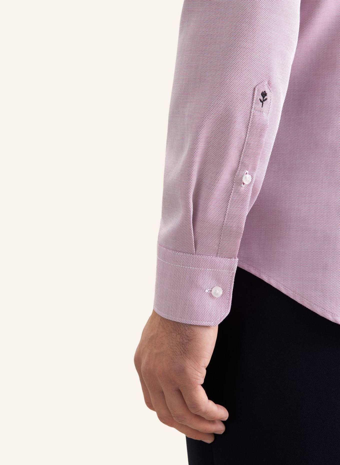seidensticker Slim-Fit Business Shirt: PINK