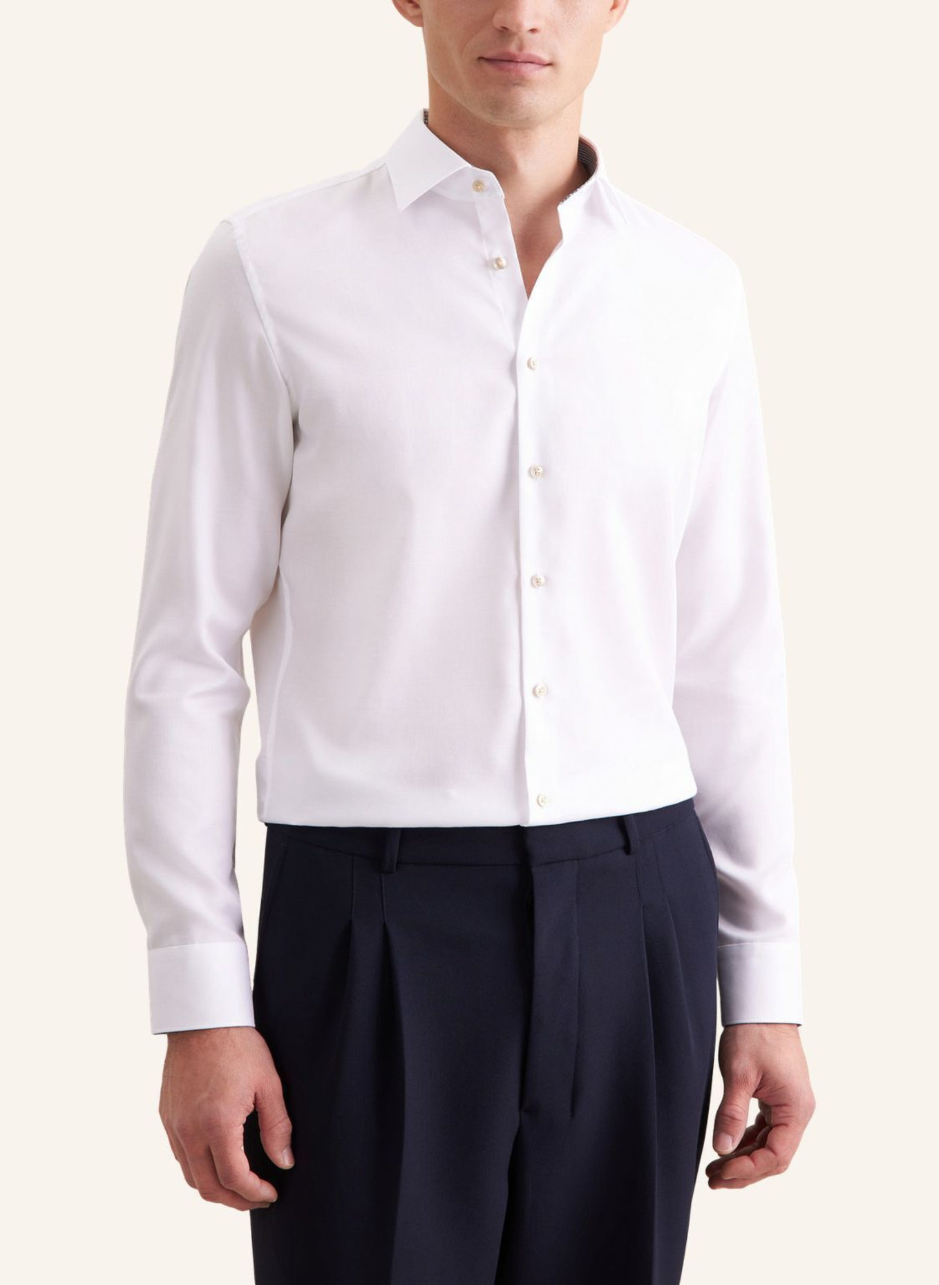 seidensticker Business Shirt, Shaped Fit: WHITE