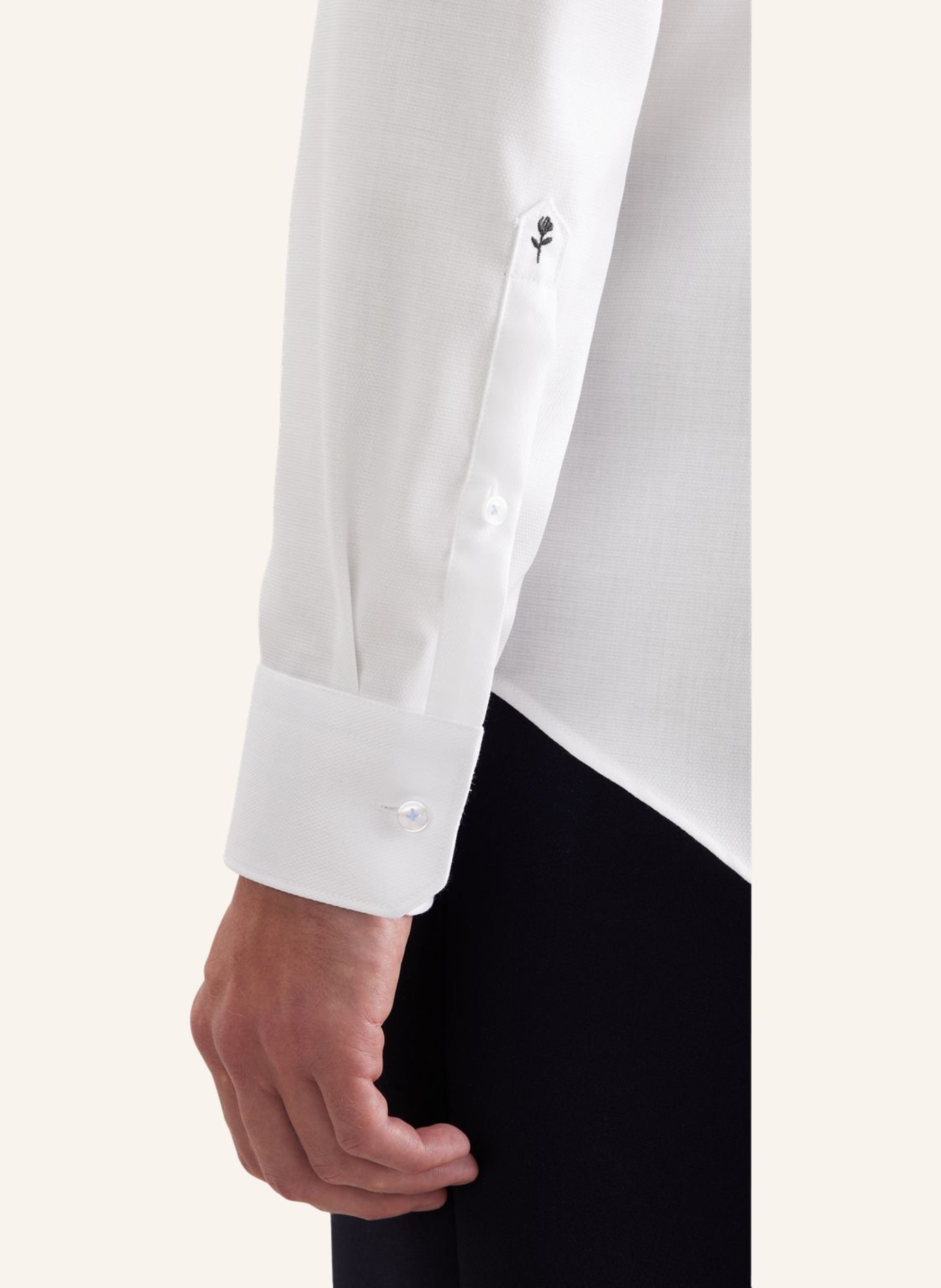 seidensticker Business Shirt, Shaped Fit: WHITE