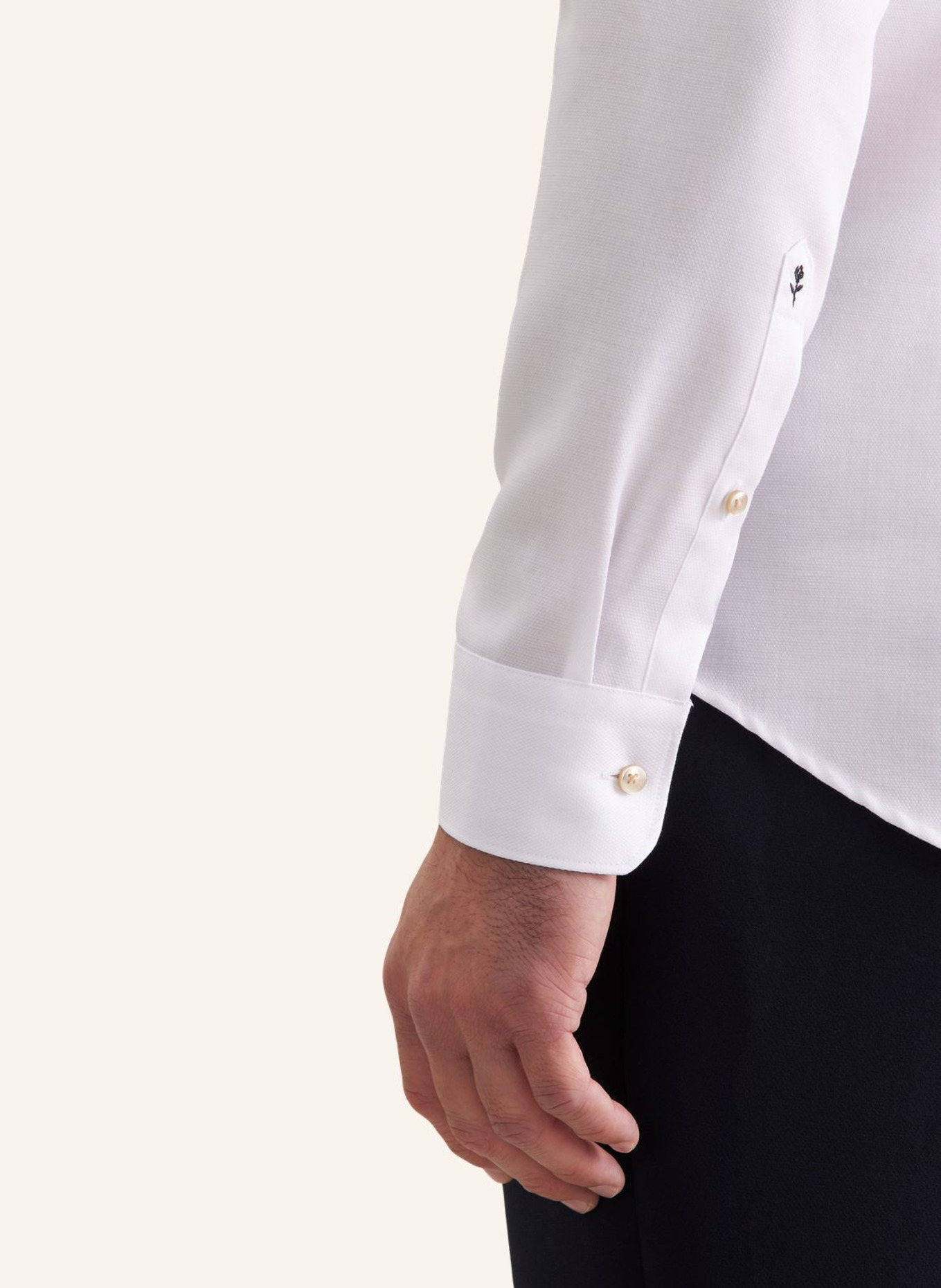 seidensticker Business Shirt, Shaped Fit: WHITE