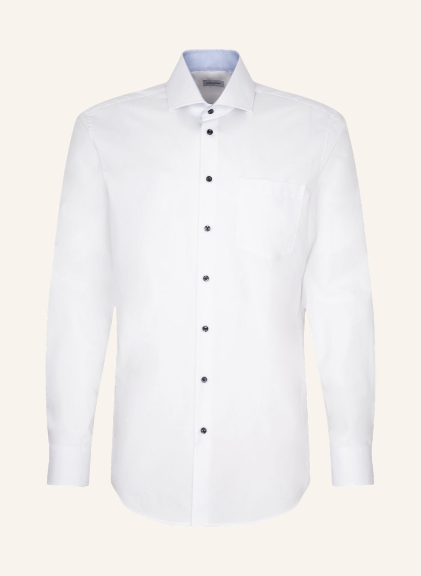 seidensticker , Regular-Fit Business Shirt: WHITE