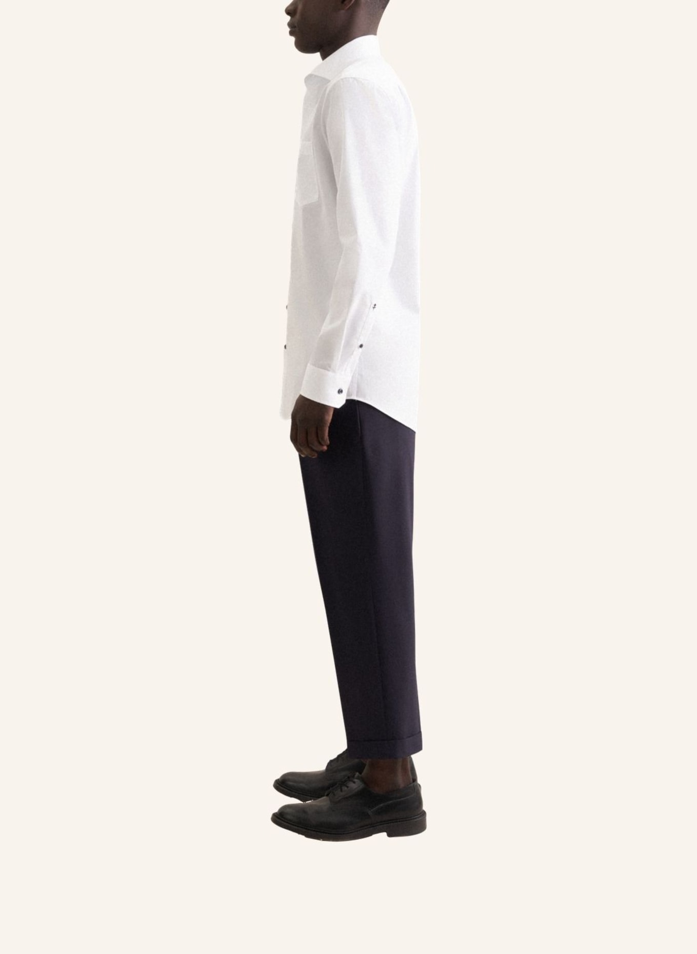 seidensticker , Regular-Fit Business Shirt: WHITE