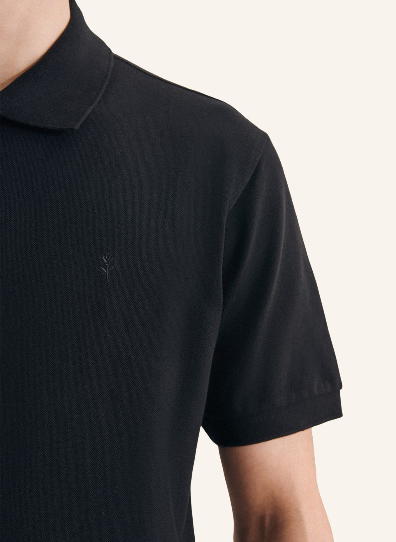 seidensticker Poloshirt, Polo Slim Fit: ZWART