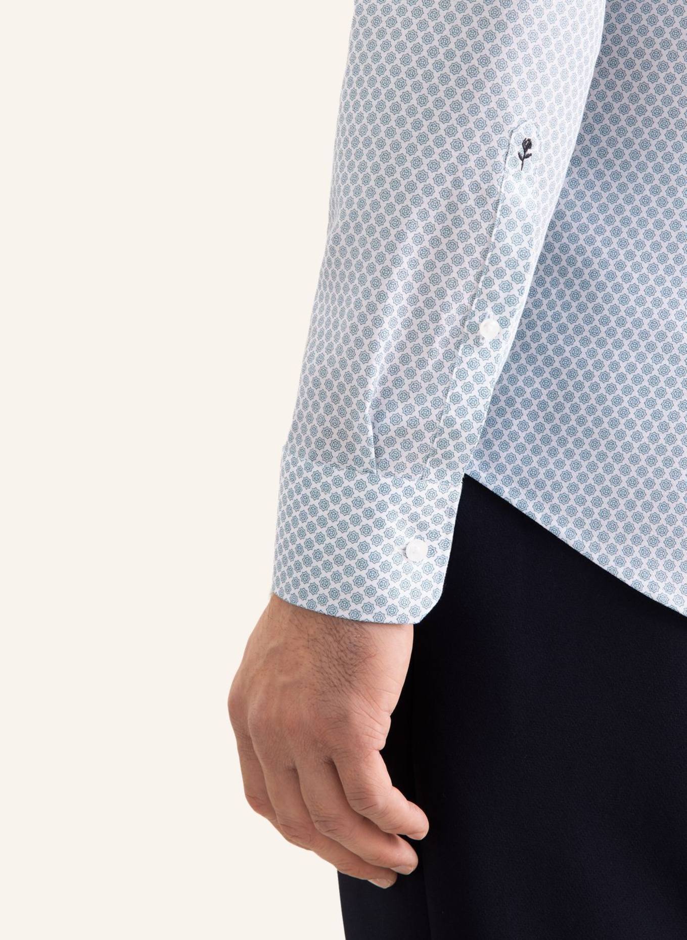 seidensticker Slim-Fit Business Shirt: TURQUOISE