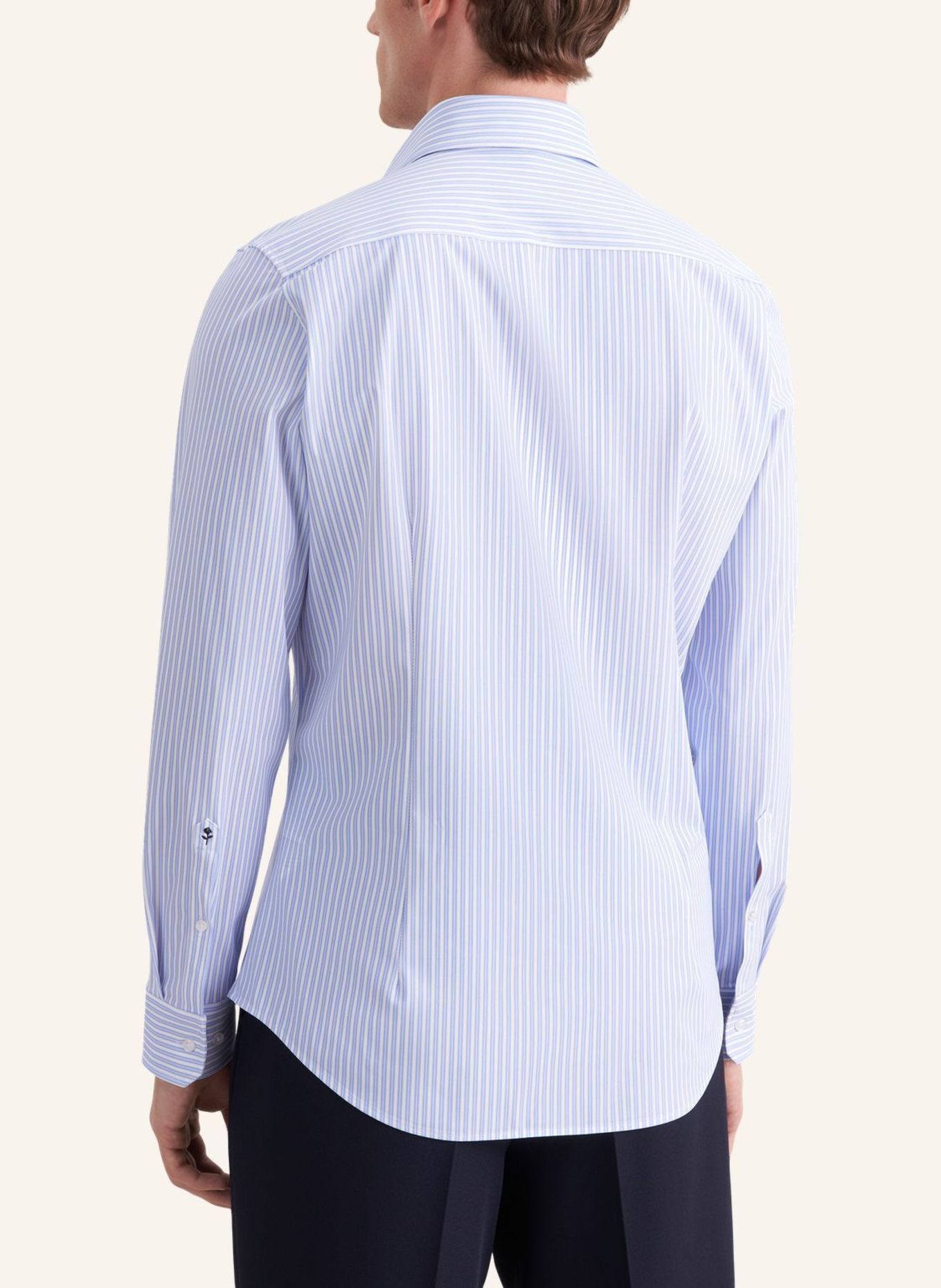 seidensticker Slim-Fit Performance Shirt: BLUE