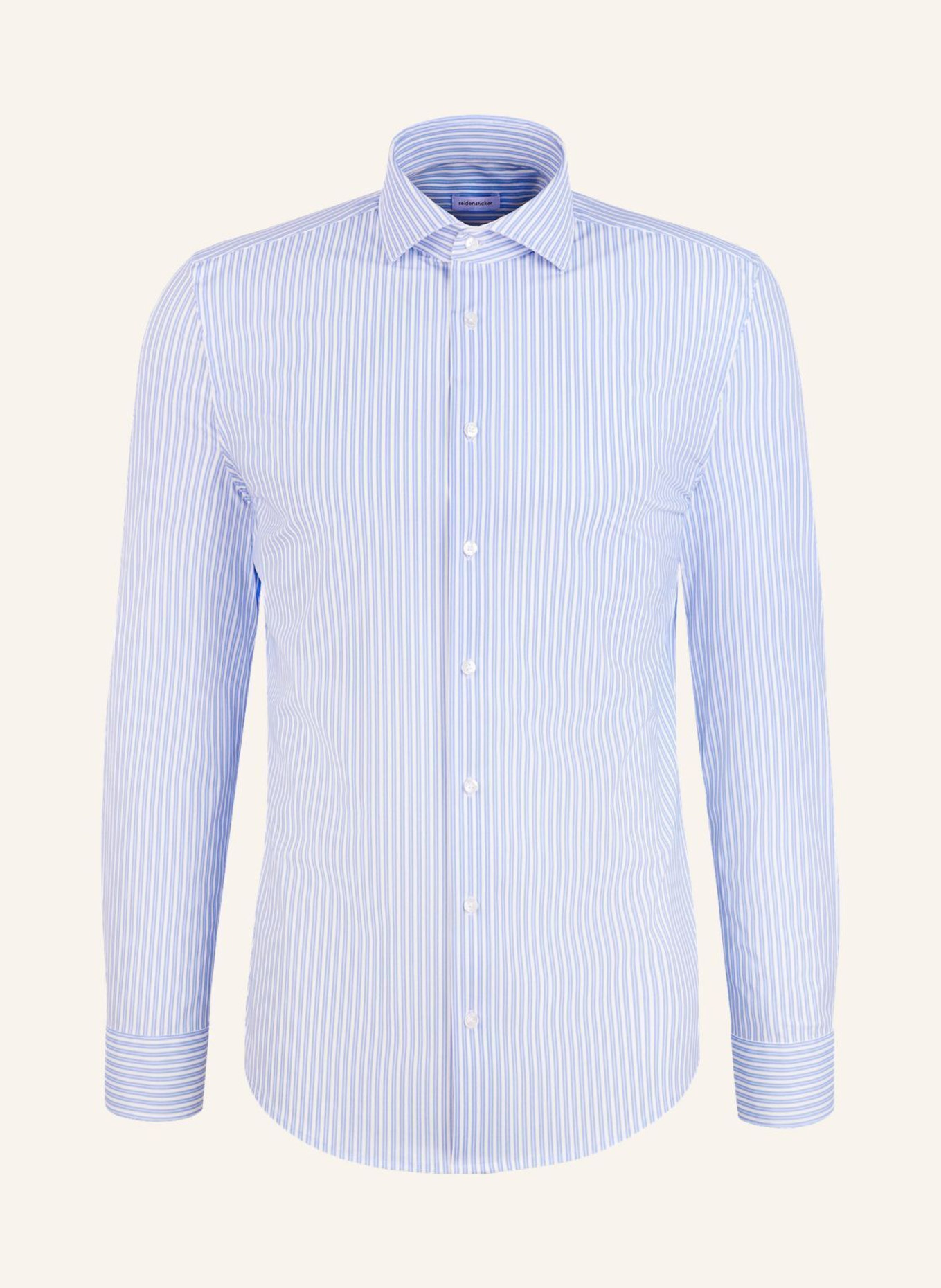 seidensticker Slim-Fit Performance Shirt: BLUE