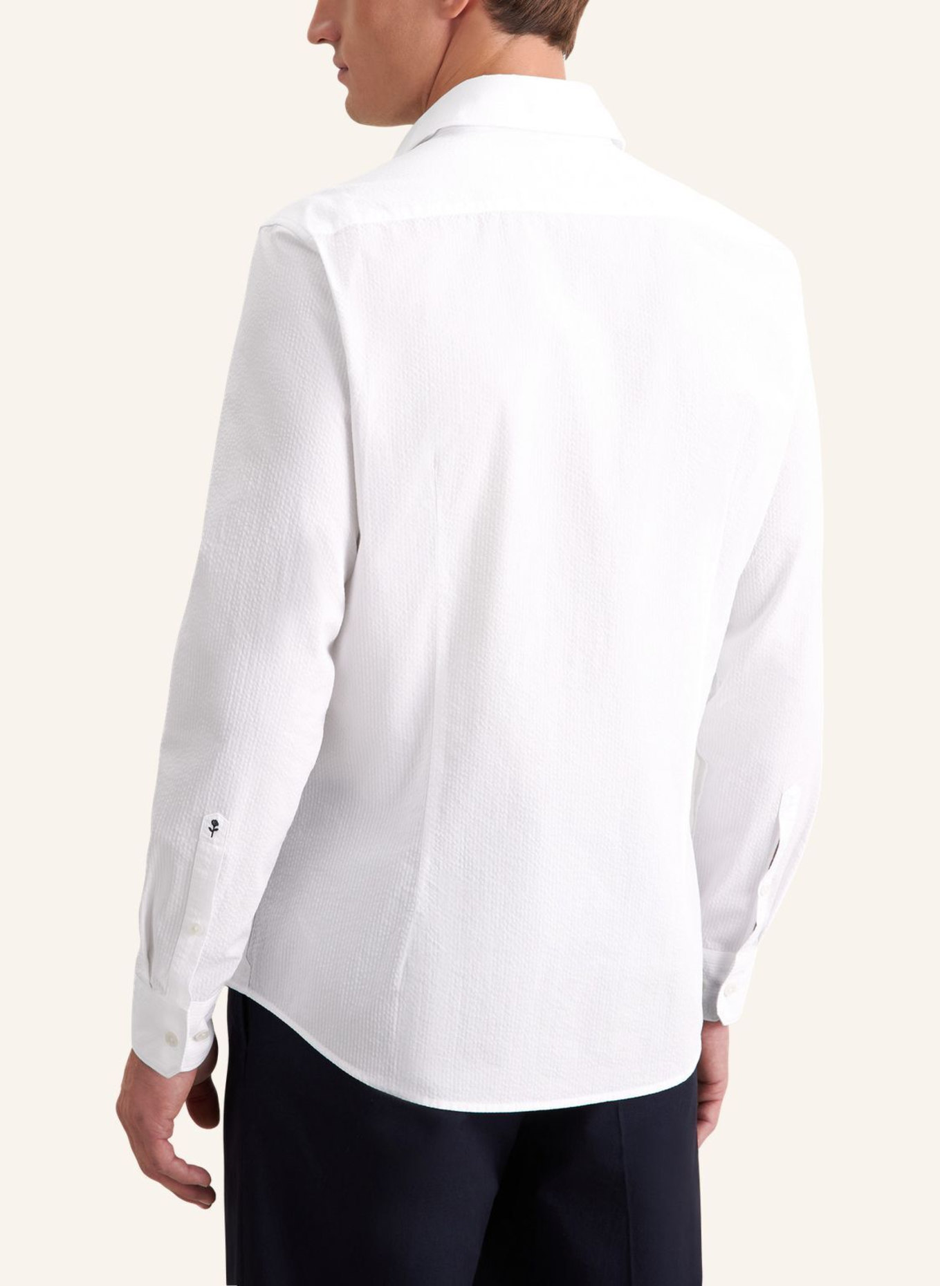 seidensticker Casual Slim-Fit Shirt: WHITE