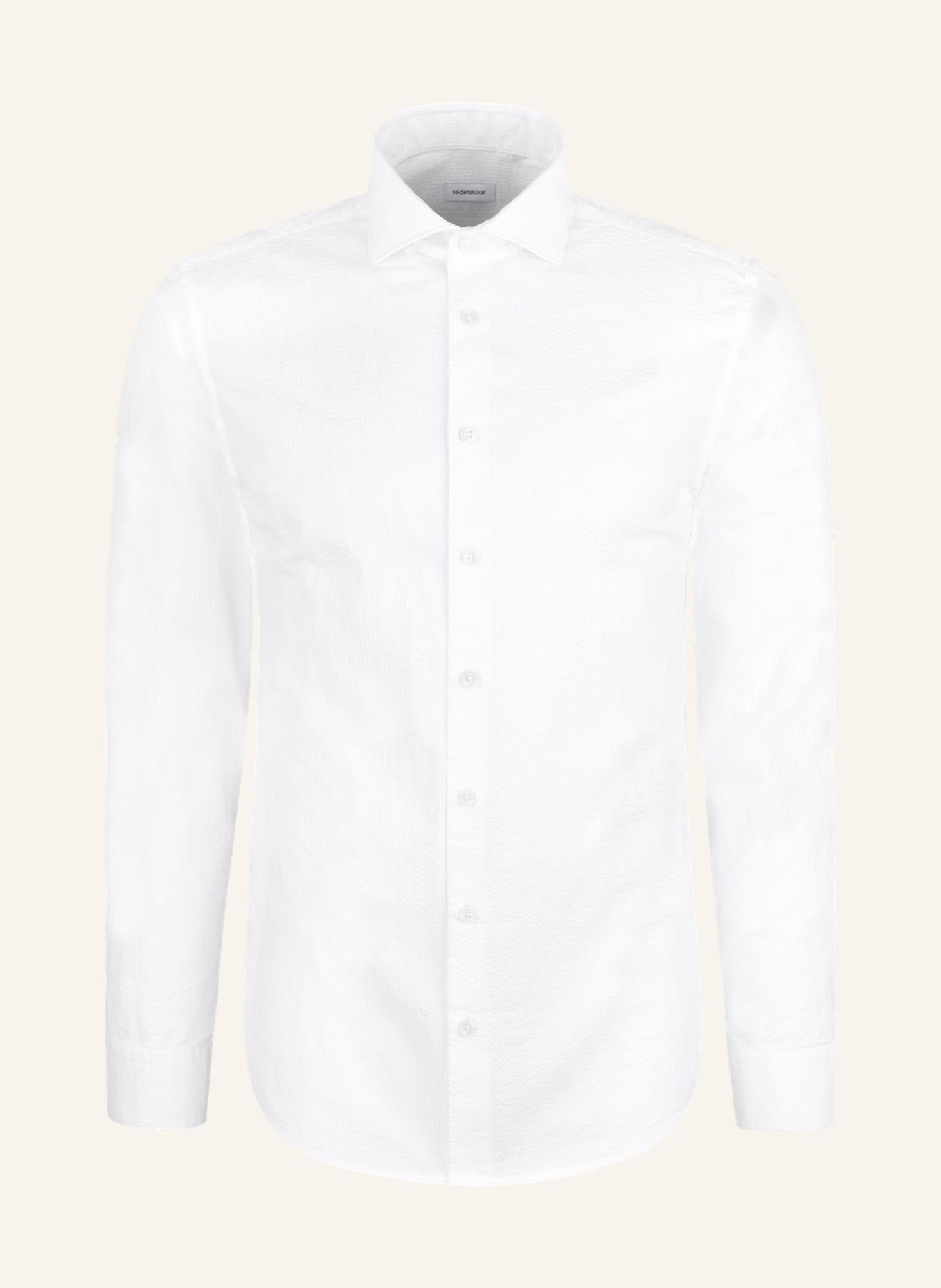 seidensticker Casual Slim-Fit Shirt: WHITE