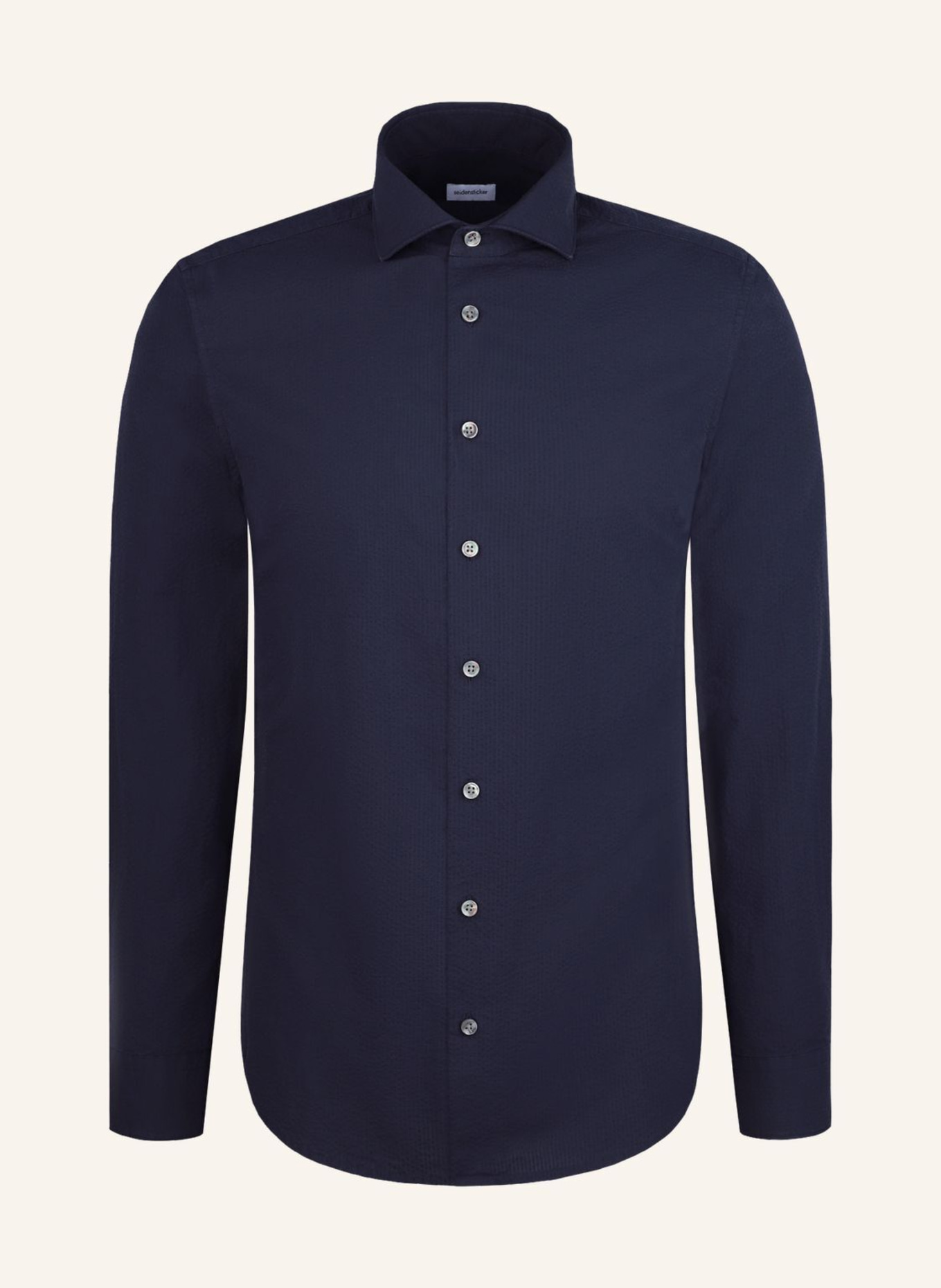 seidensticker Casual Slim-Fit Shirt: DARK BLUE