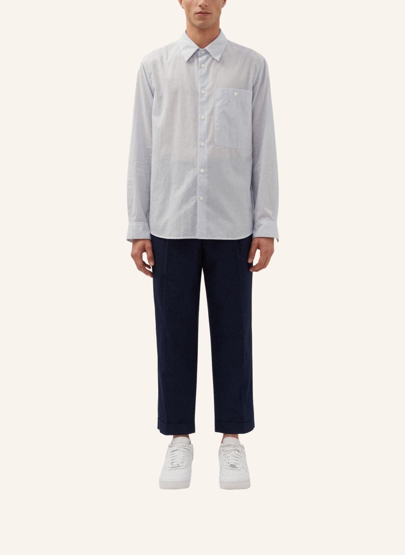studio seidensticker Hemd, Casual Hemd Regular Fit: BLAU