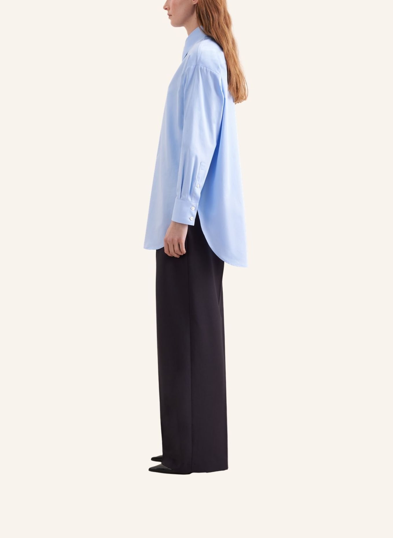 seidensticker Oversizebluse: HELLBLAU