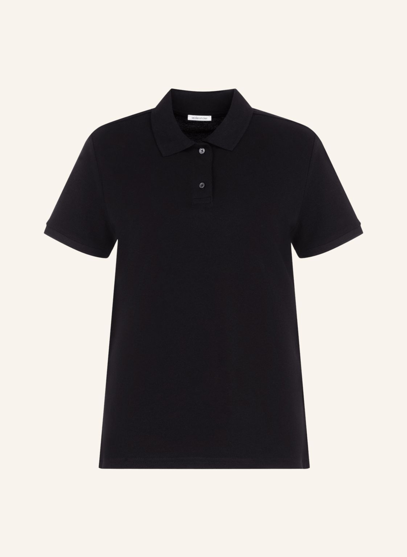seidensticker Poloshirt, polo: ZWART