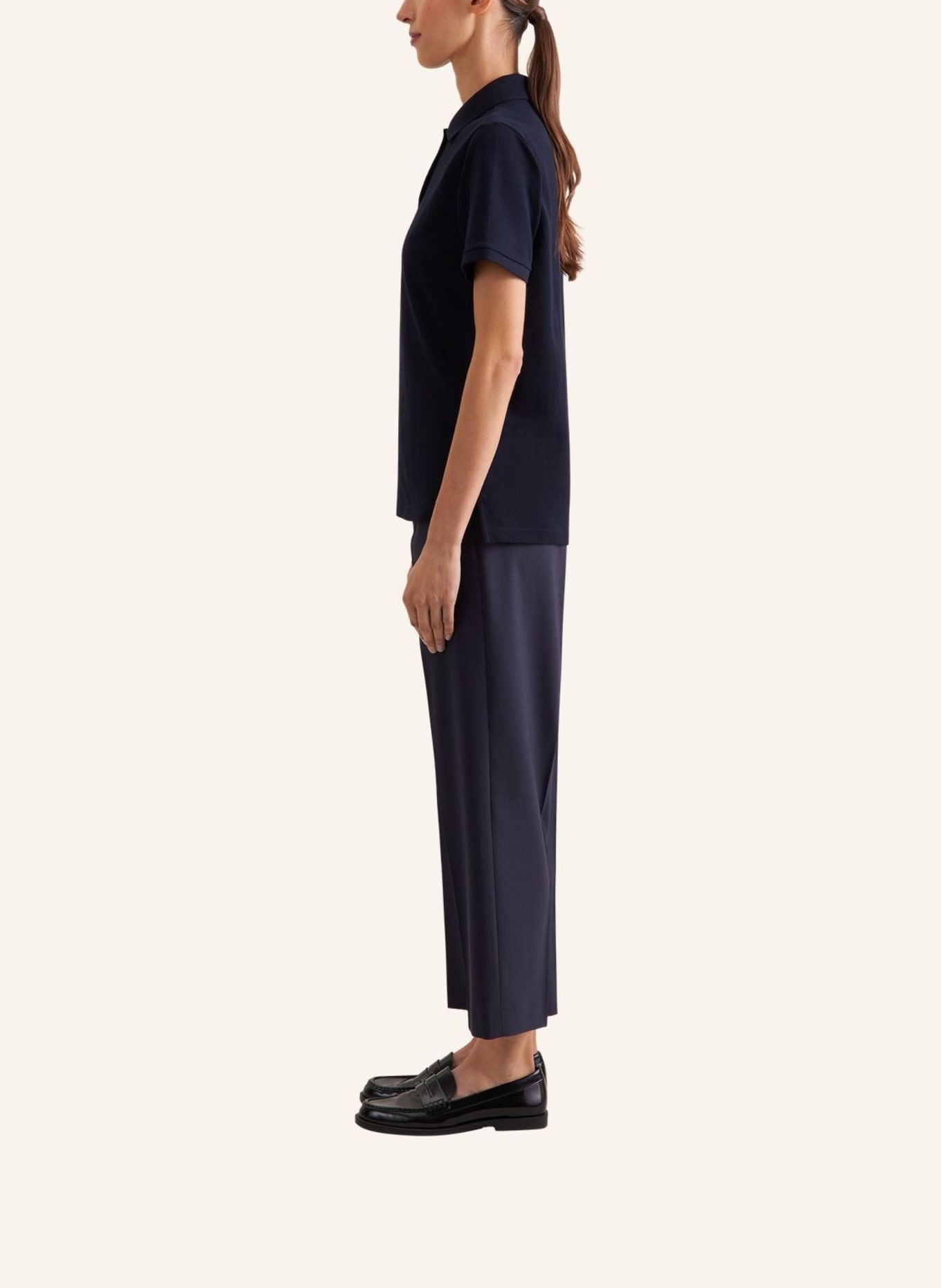 seidensticker Poloshirt, polo: DONKERBLAUW