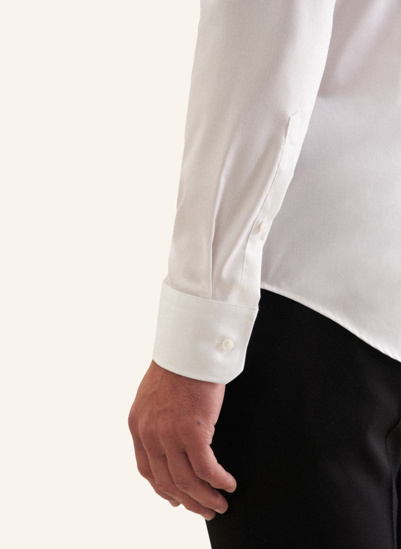seidensticker , Slim-Fit Business Shirt: WHITE