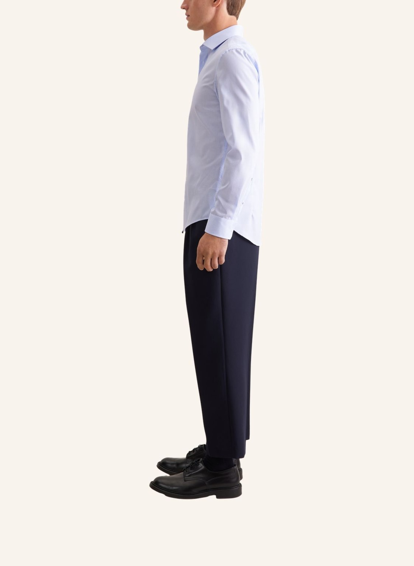 seidensticker , Slim Fit-overhemd: LICHTBLAUW